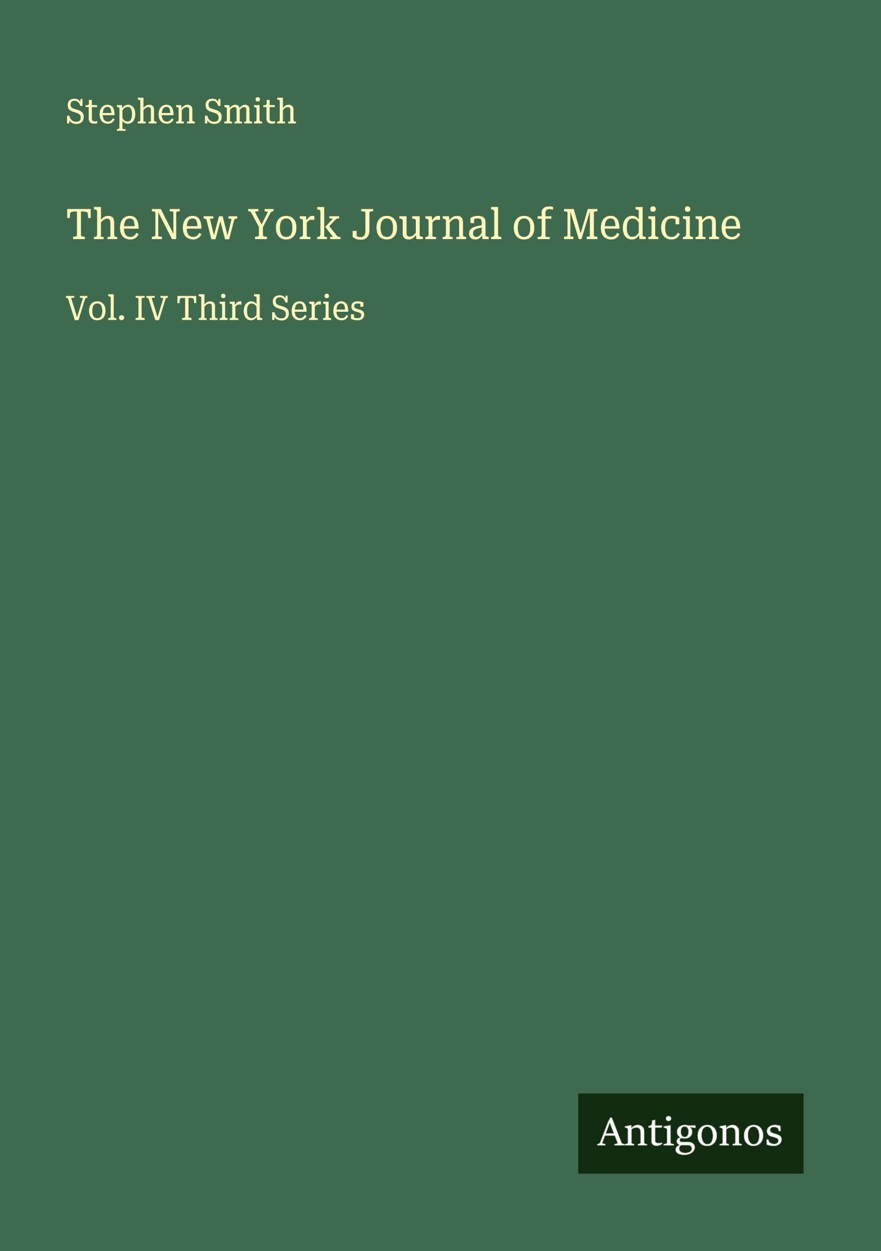 The New York Journal of Medicine Classics