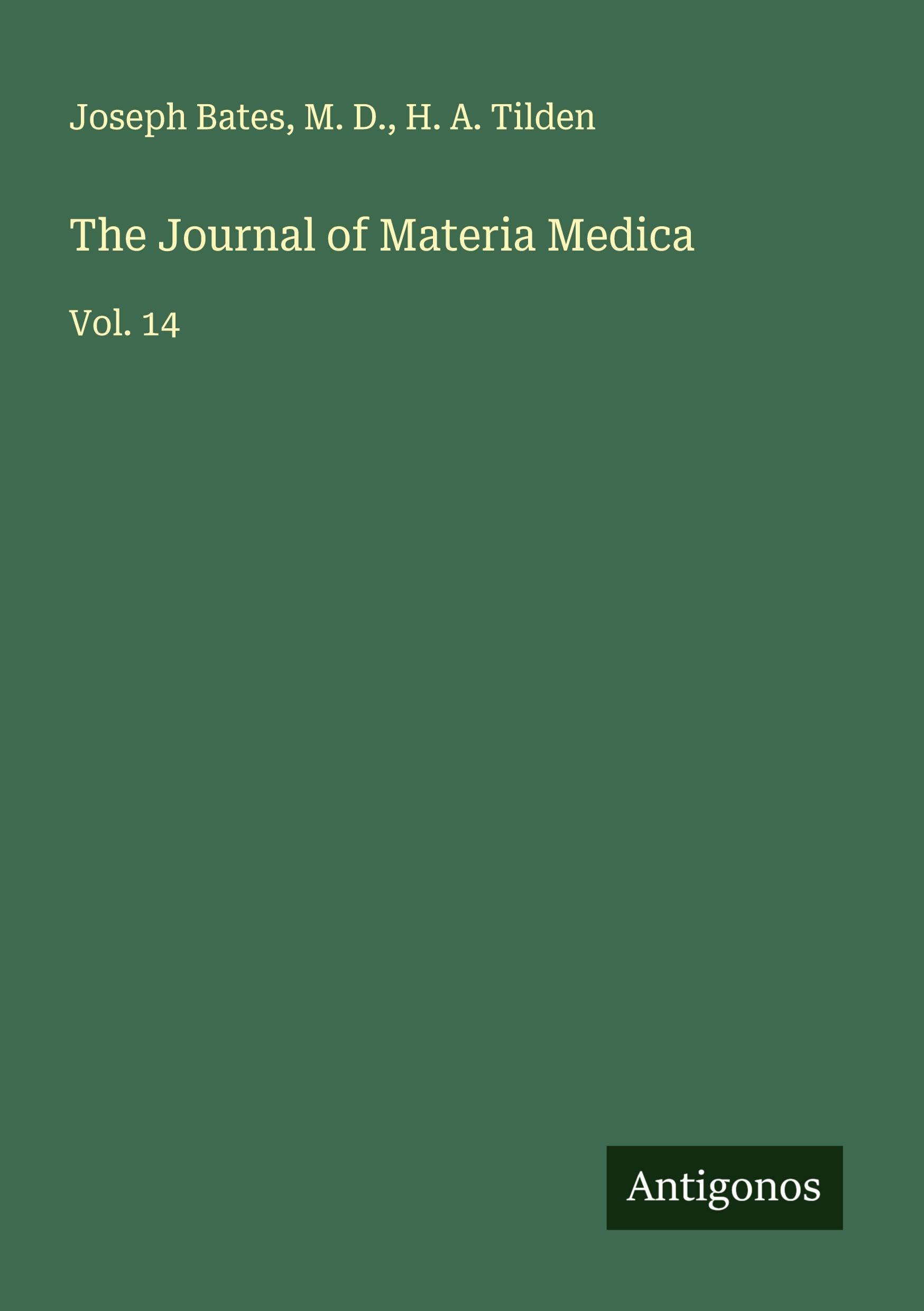The Journal of Materia Medica Classics