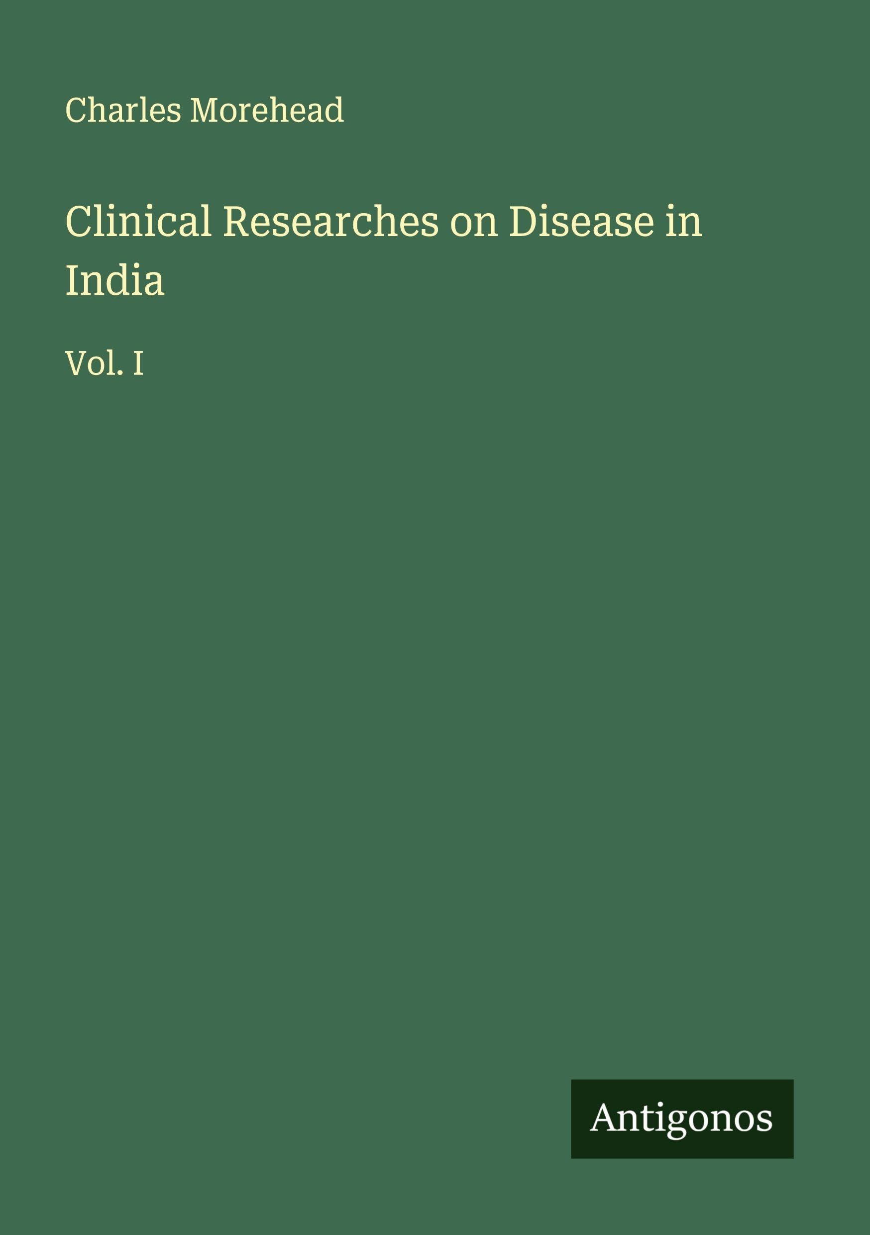 Clinical Researches on Disease in India Classics
