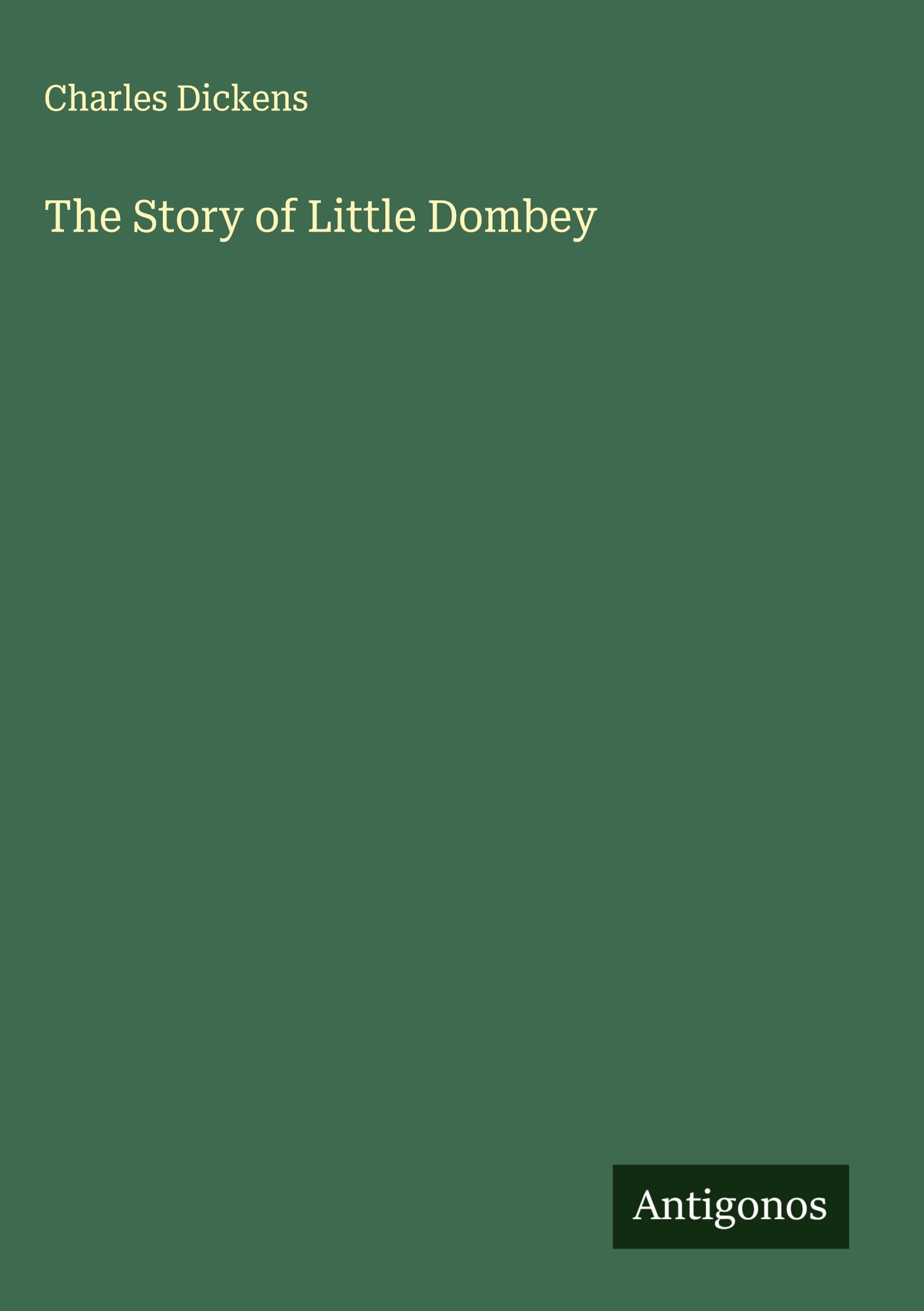 The Story of Little Dombey Classics