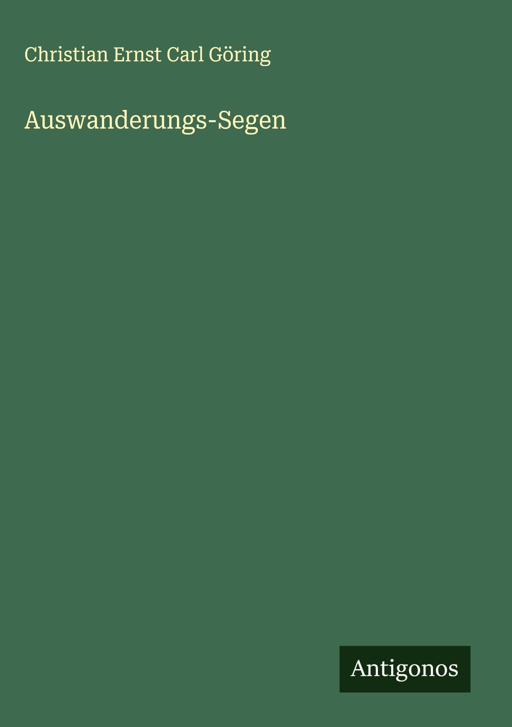 Auswanderungs-Segen Classics