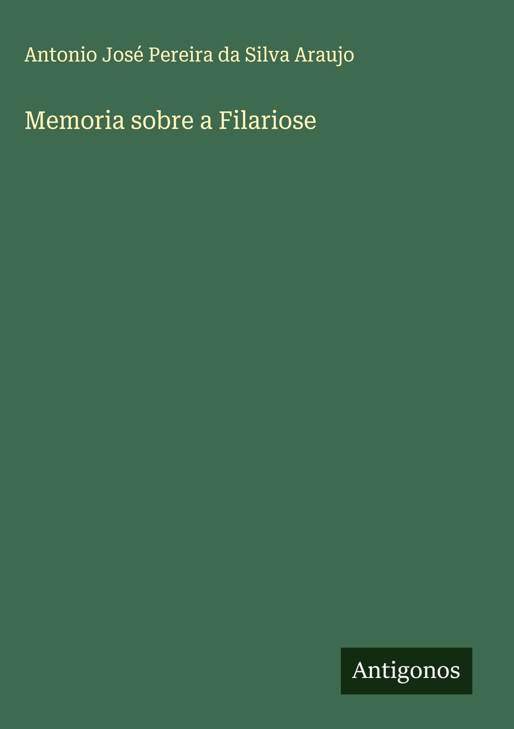Memoria sobre a Filariose Classics