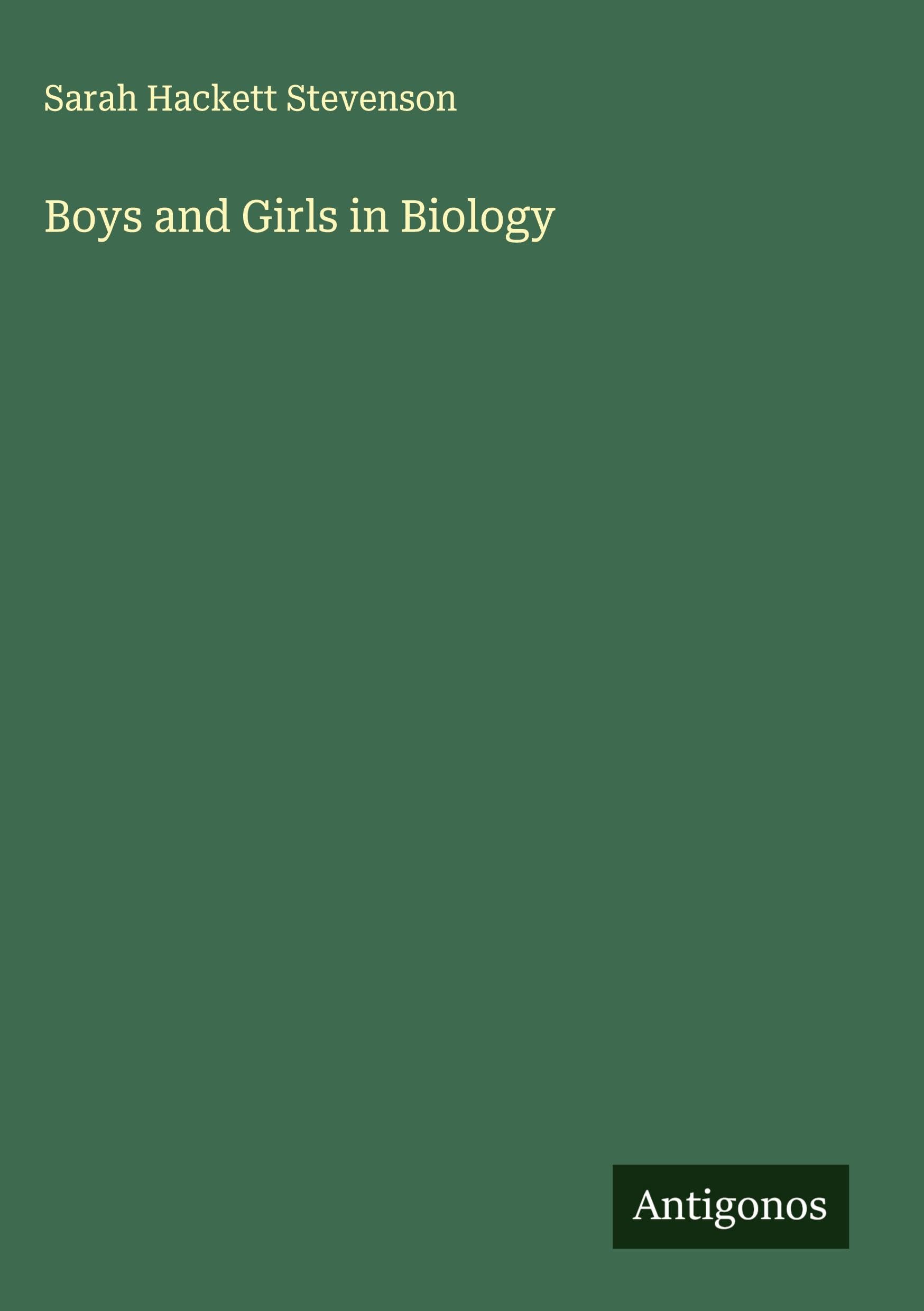 Boys and Girls in Biology Classics