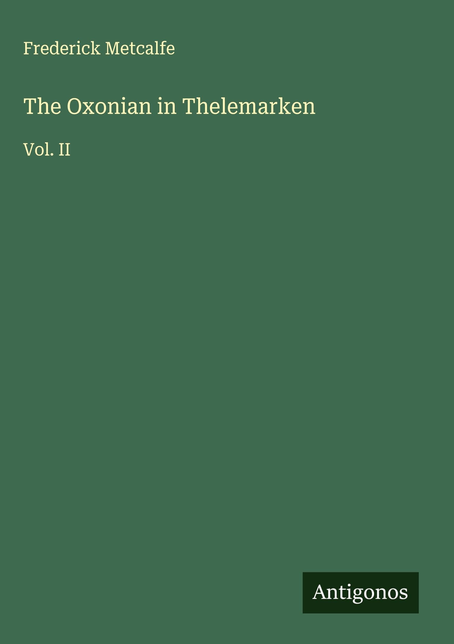 The Oxonian in Thelemarken Classics