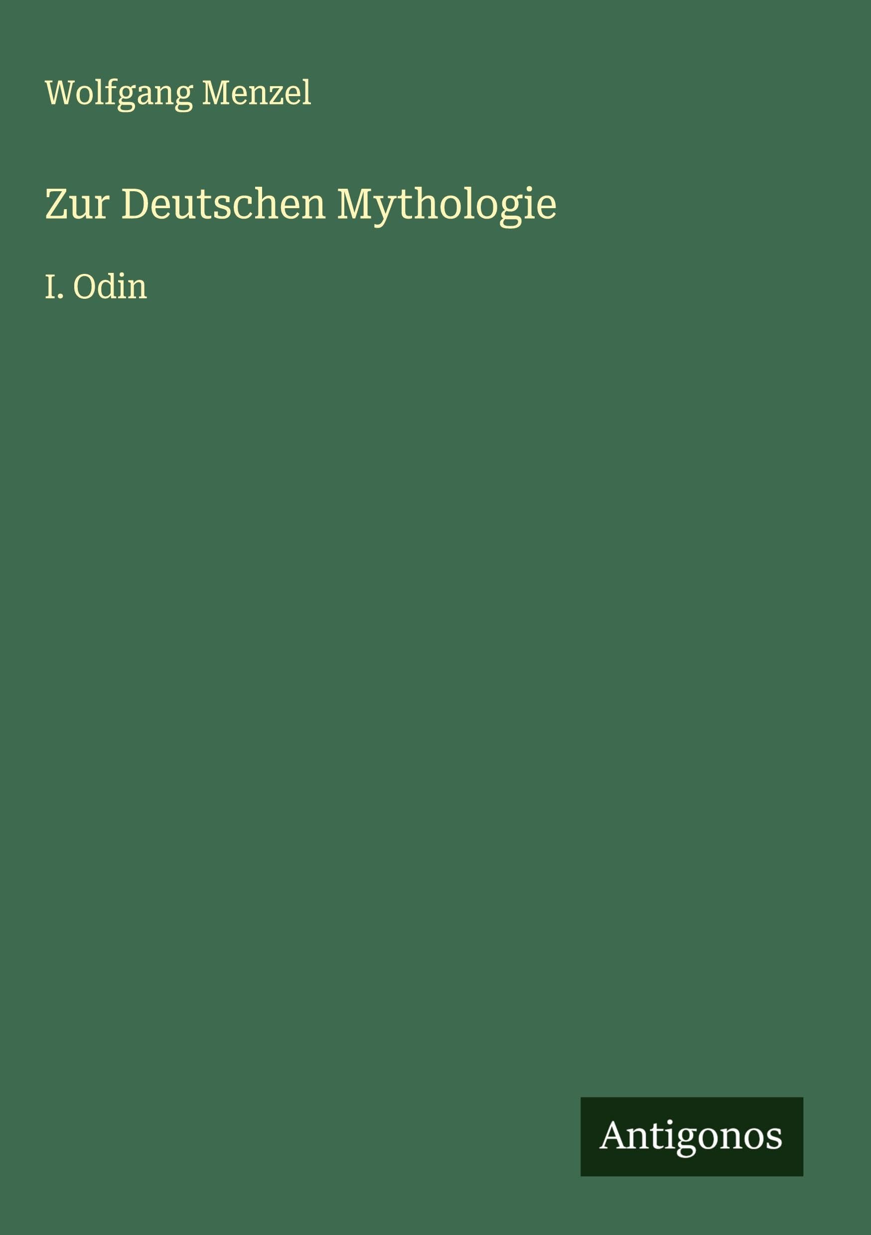 Zur Deutschen Mythologie Classics