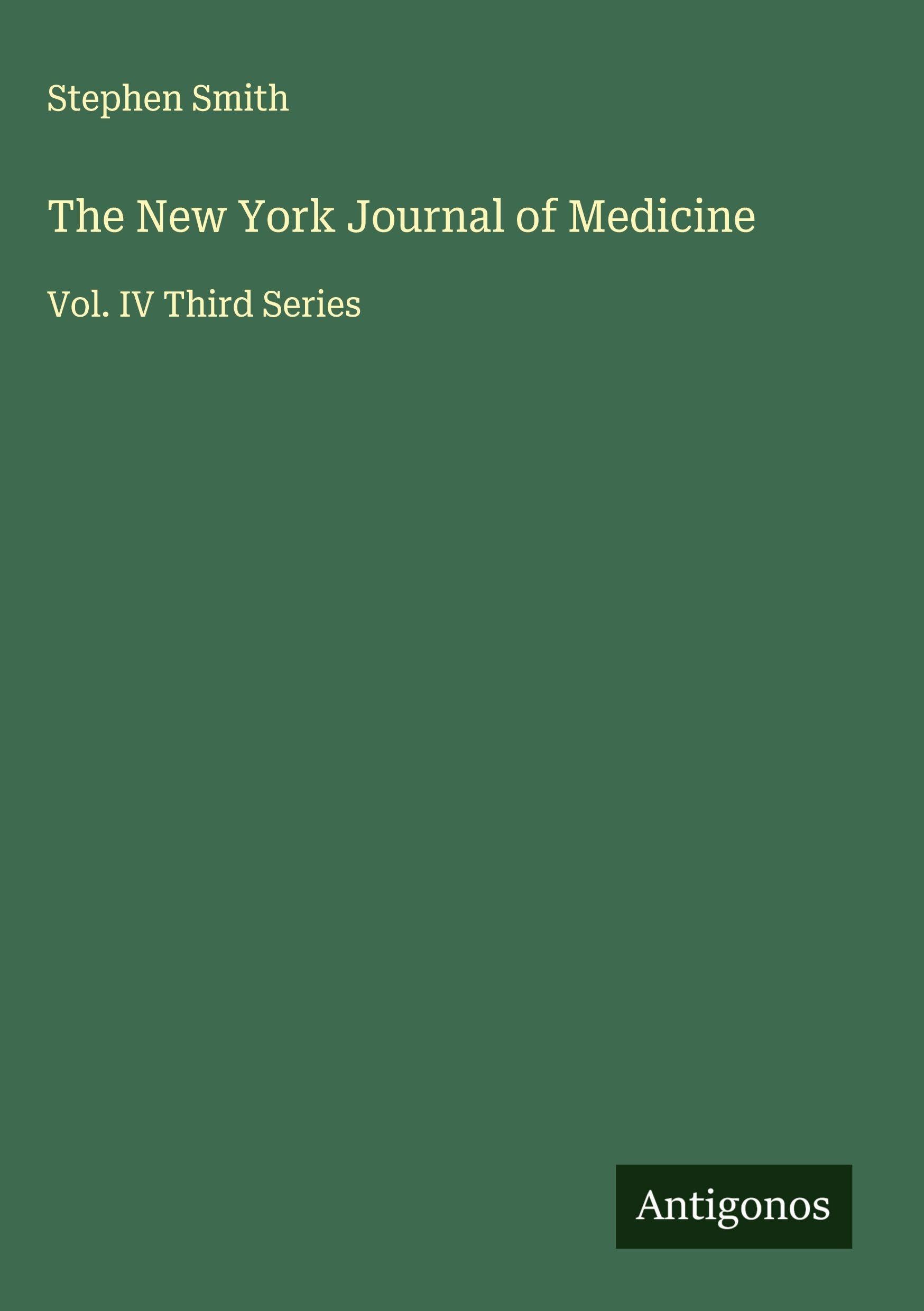 The New York Journal of Medicine Classics