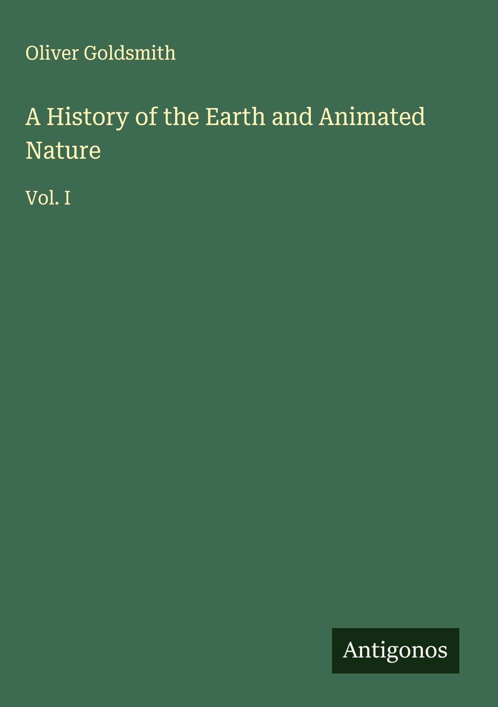 A History of the Earth and Animated Nature Classics