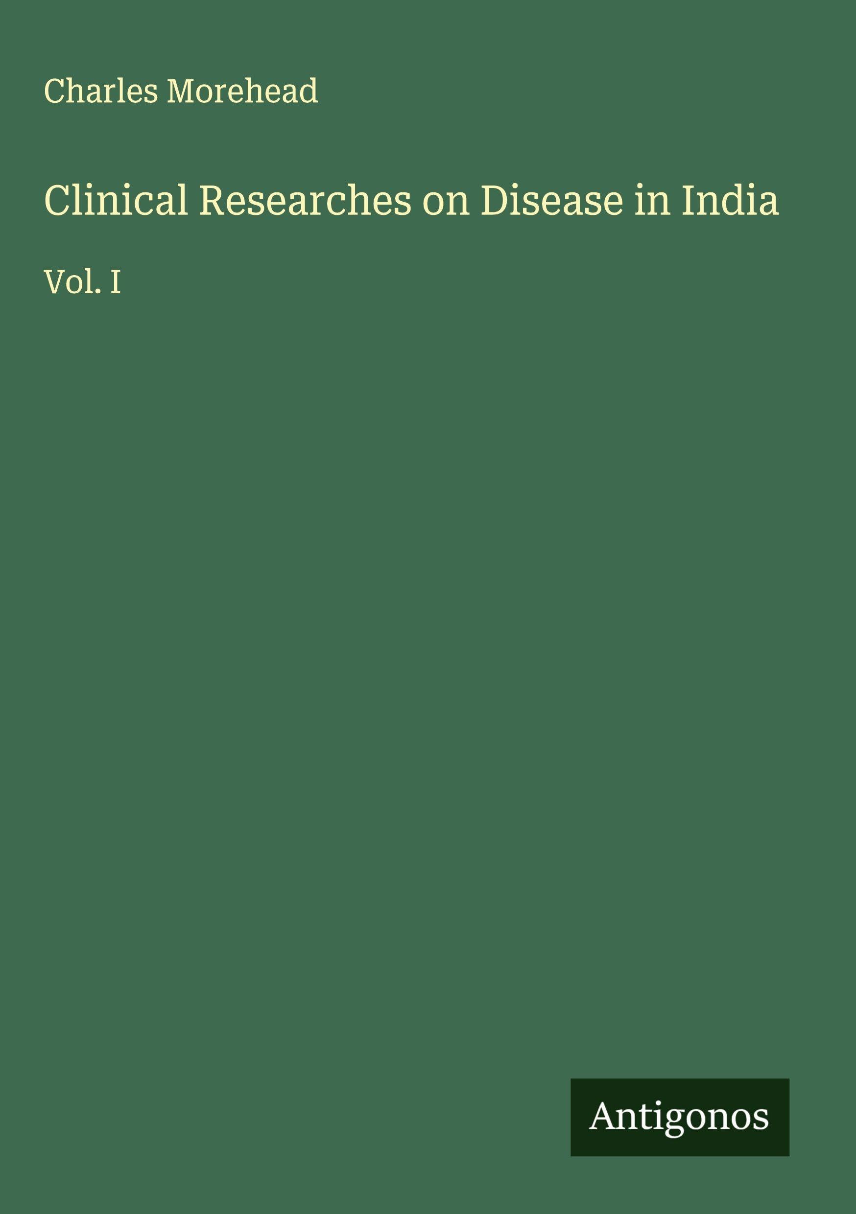 Clinical Researches on Disease in India Classics
