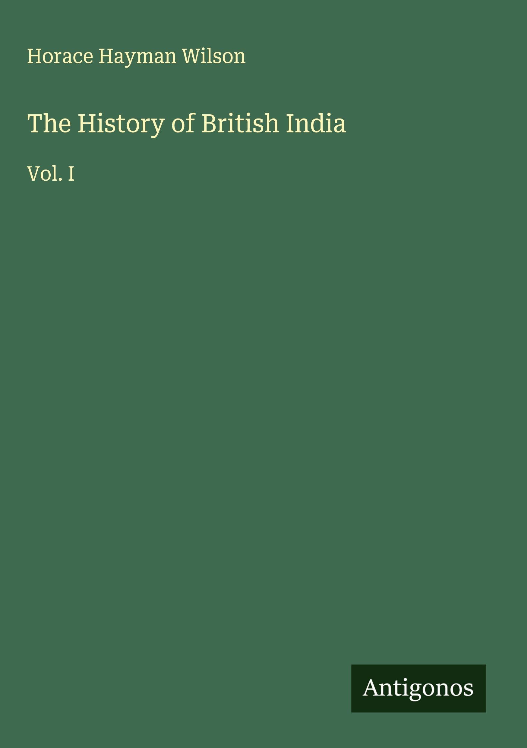 The History of British India Classics