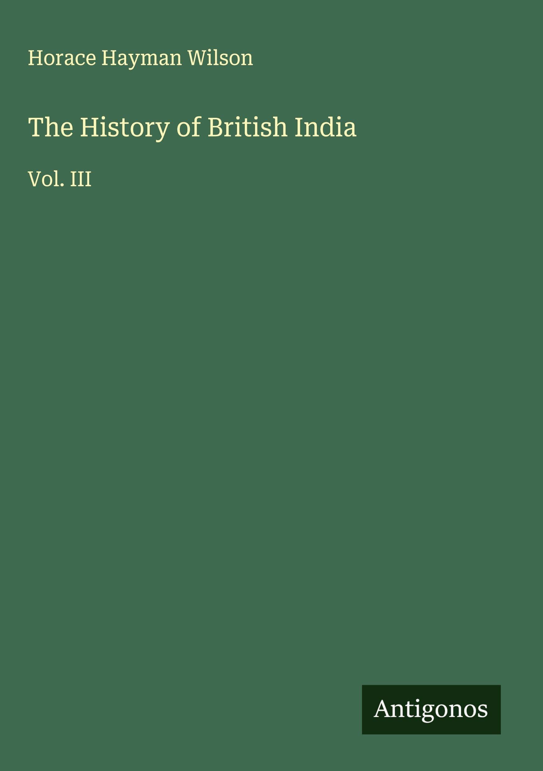 The History of British India Classics