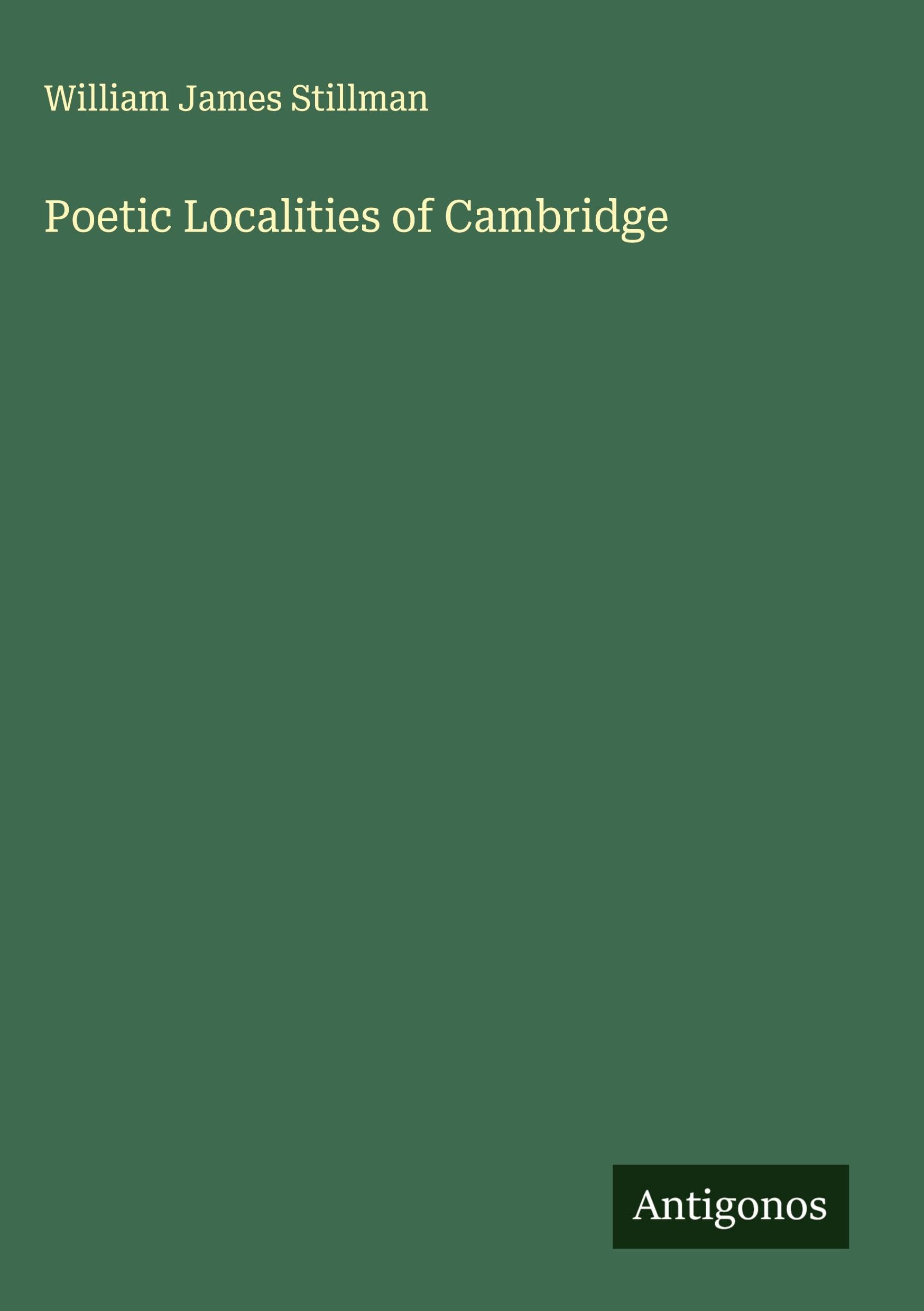 Poetic Localities of Cambridge Classics