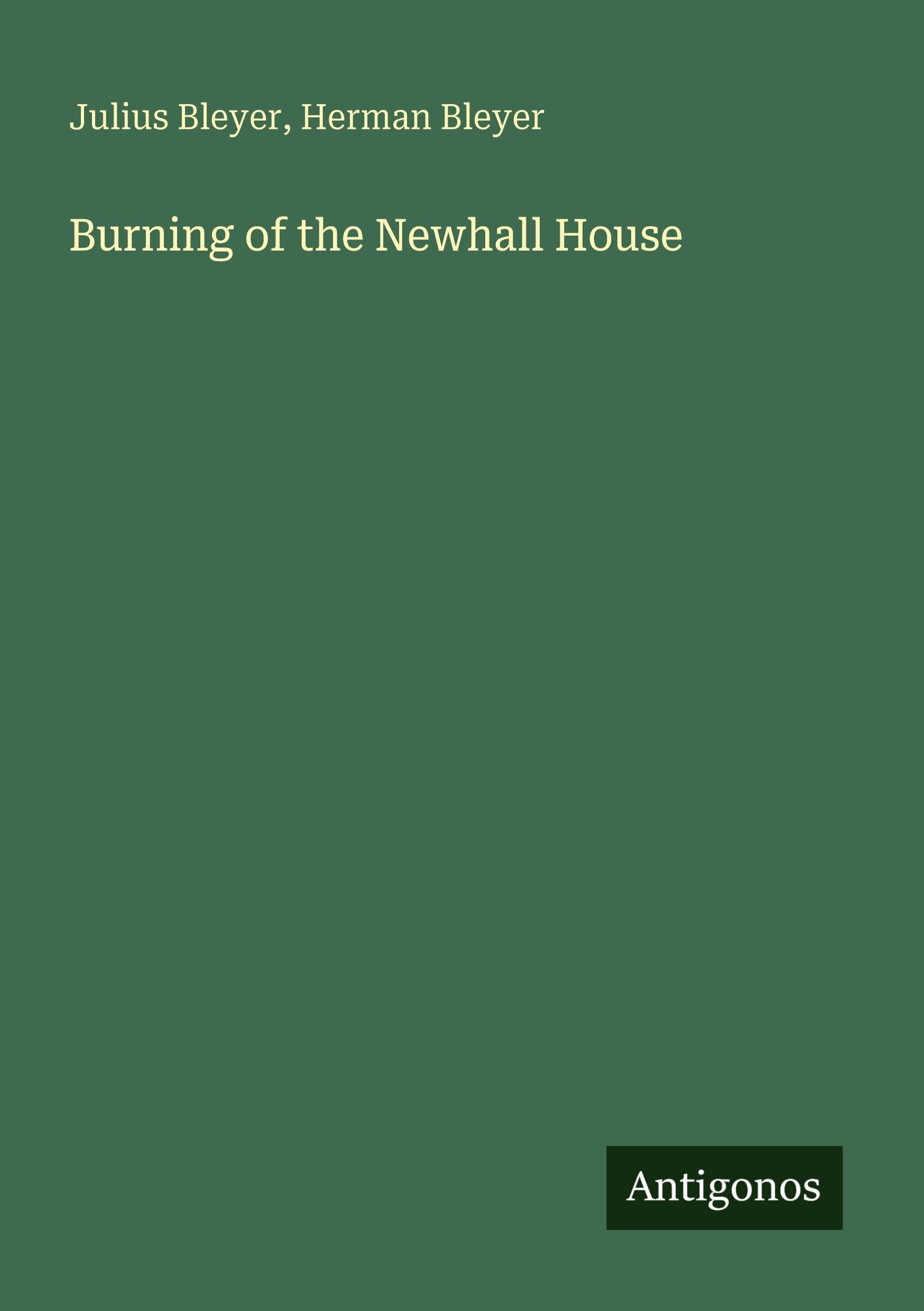 Burning of the Newhall House Classics