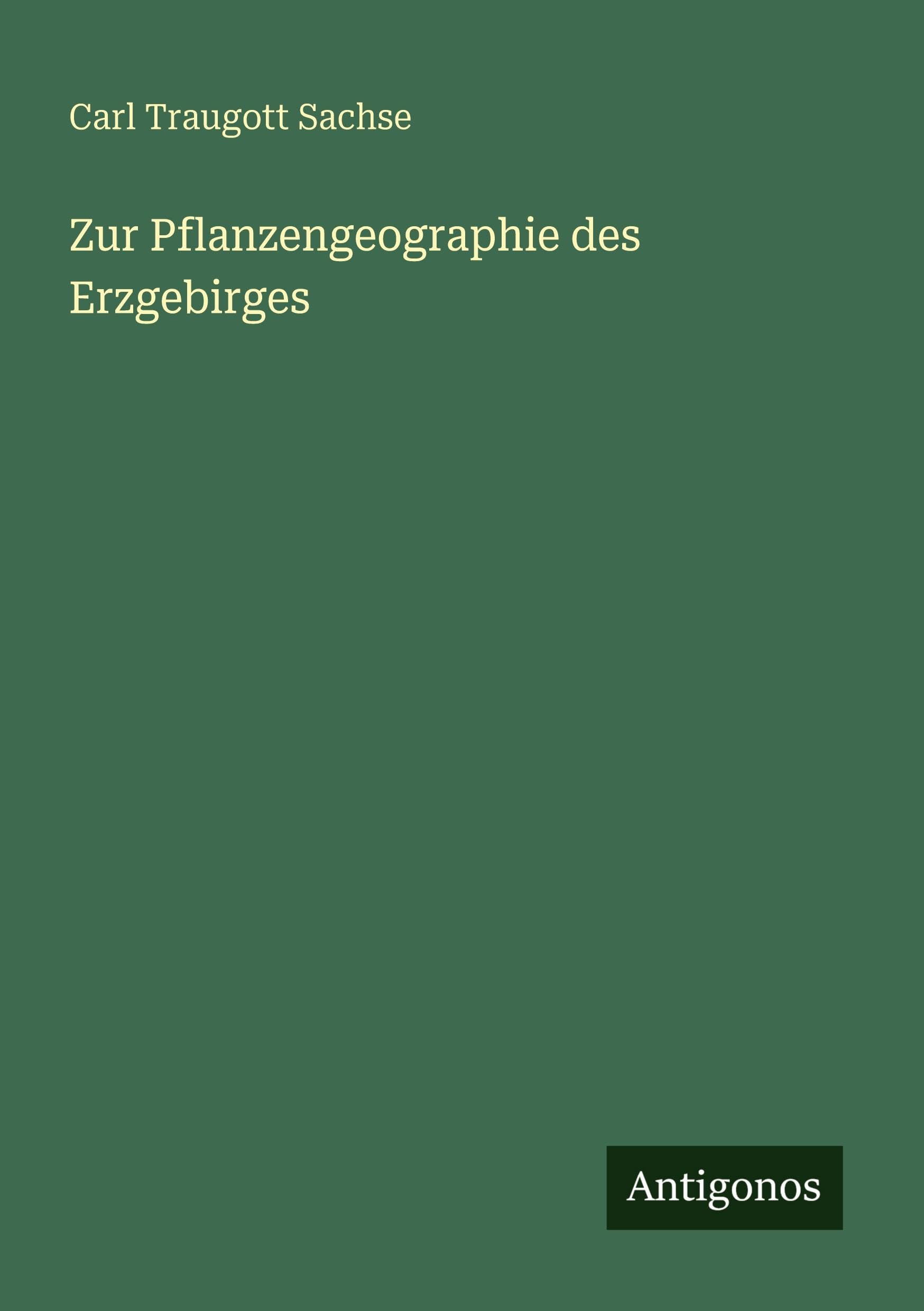 Zur Pflanzengeographie des Erzgebirges Classics