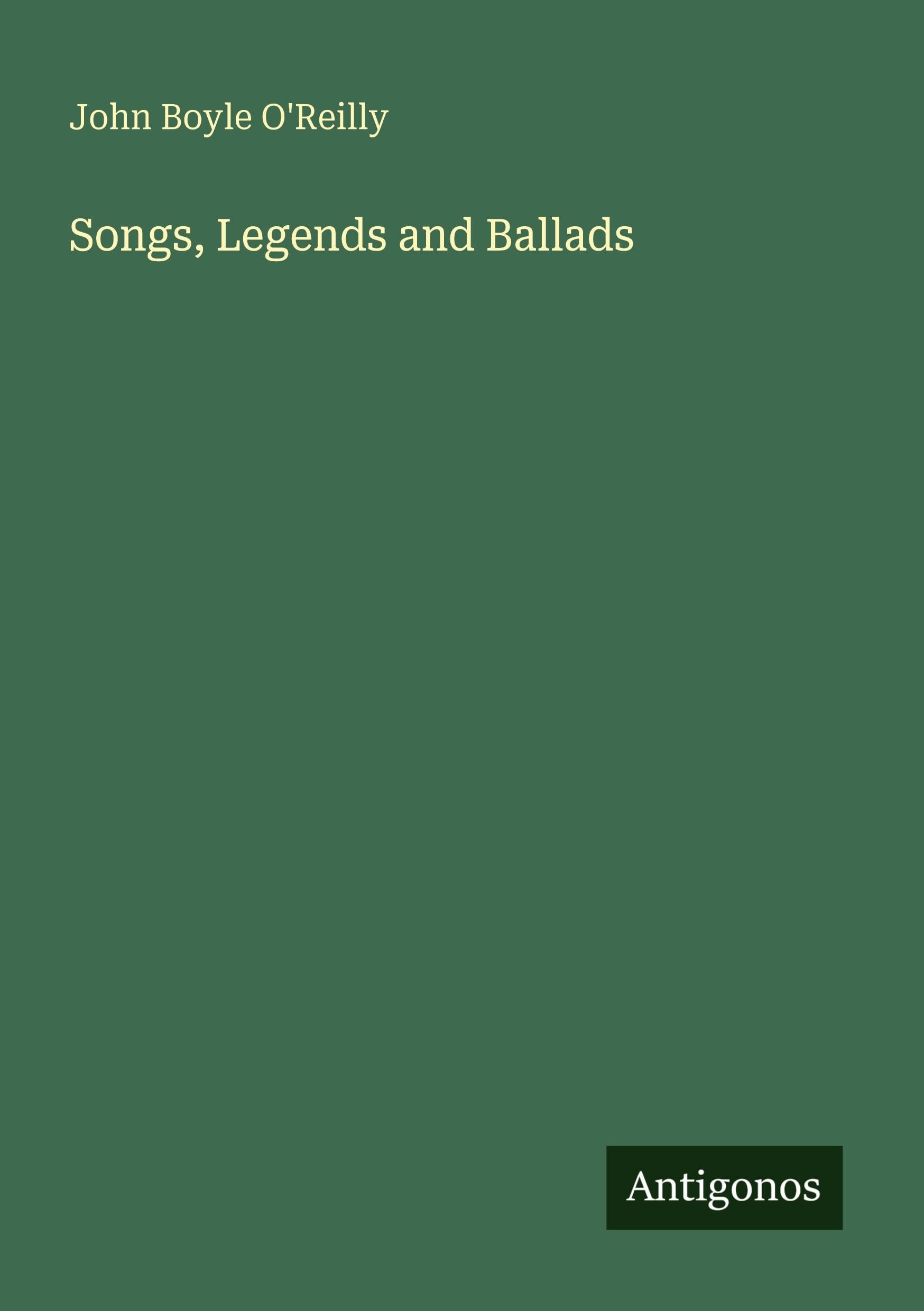 Songs, Legends and Ballads Classics