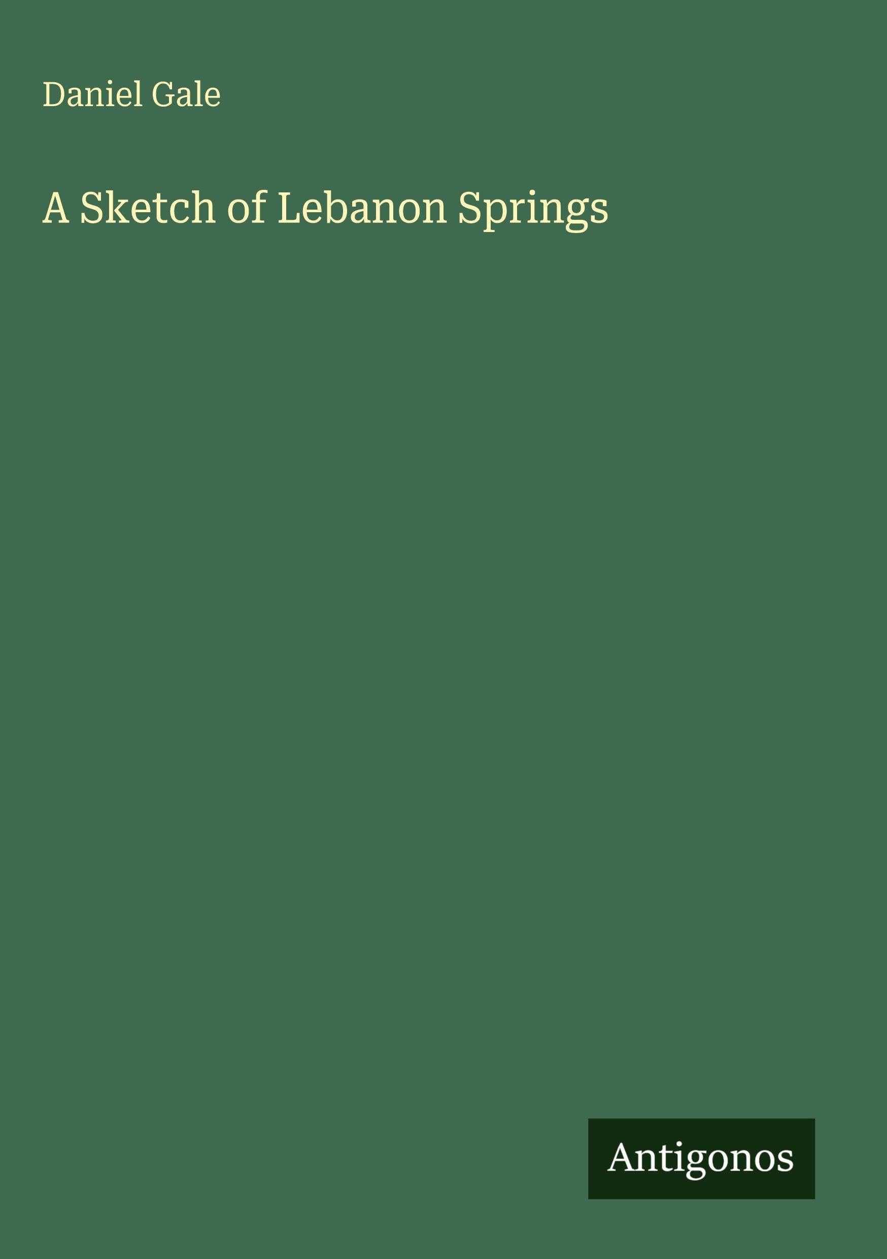 A Sketch of Lebanon Springs Classics