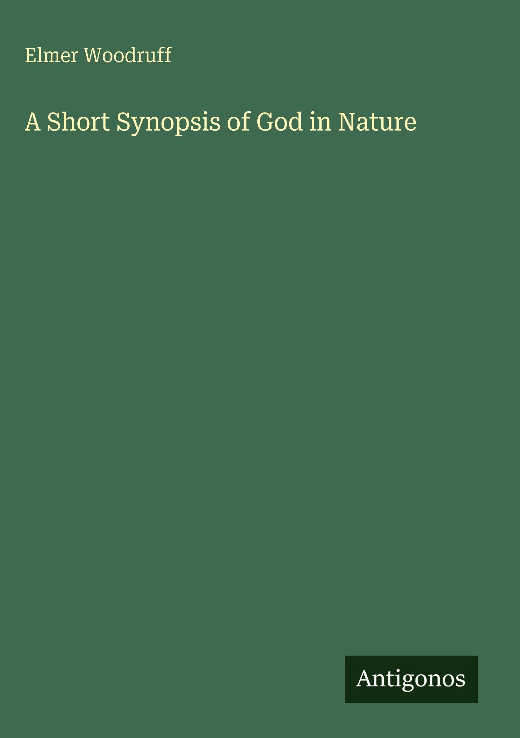 A Short Synopsis of God in Nature Classics