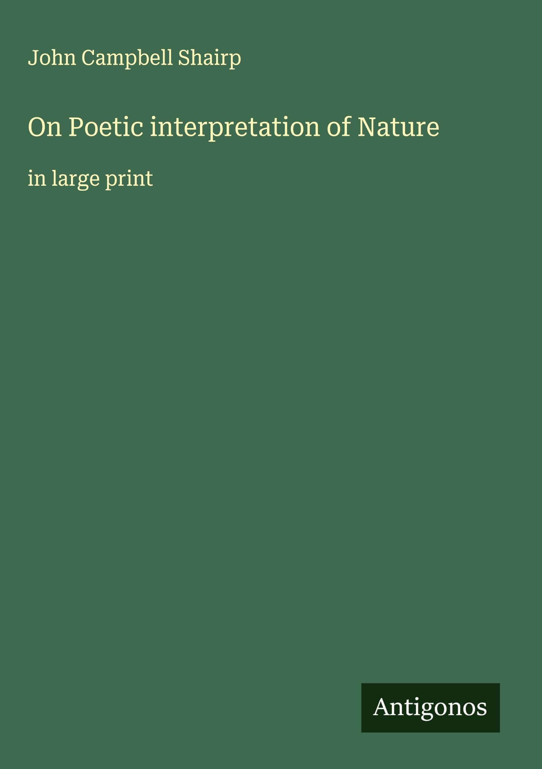 On Poetic interpretation of Nature Classics