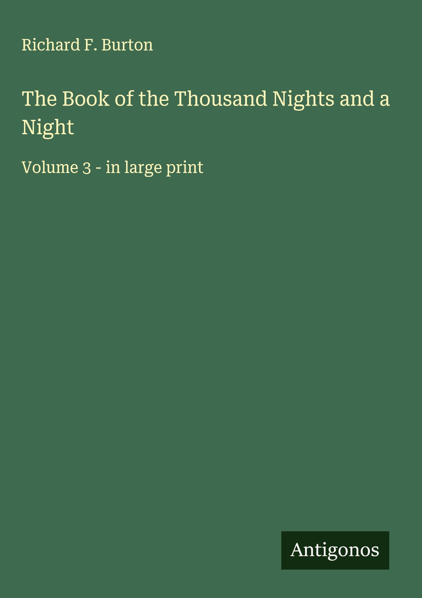 The Book of the Thousand Nights and a Night Classics