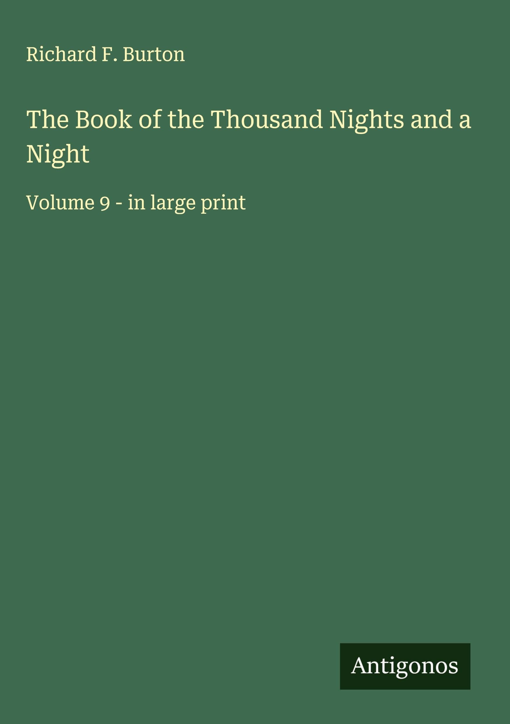 The Book of the Thousand Nights and a Night Classics