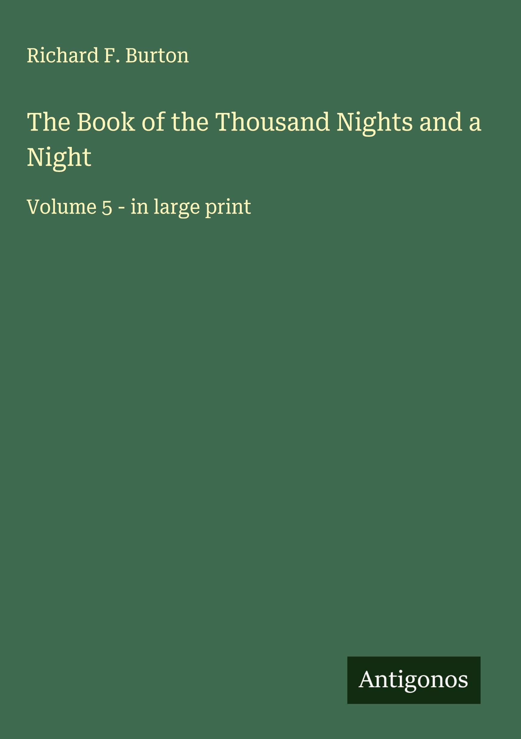 The Book of the Thousand Nights and a Night Classics
