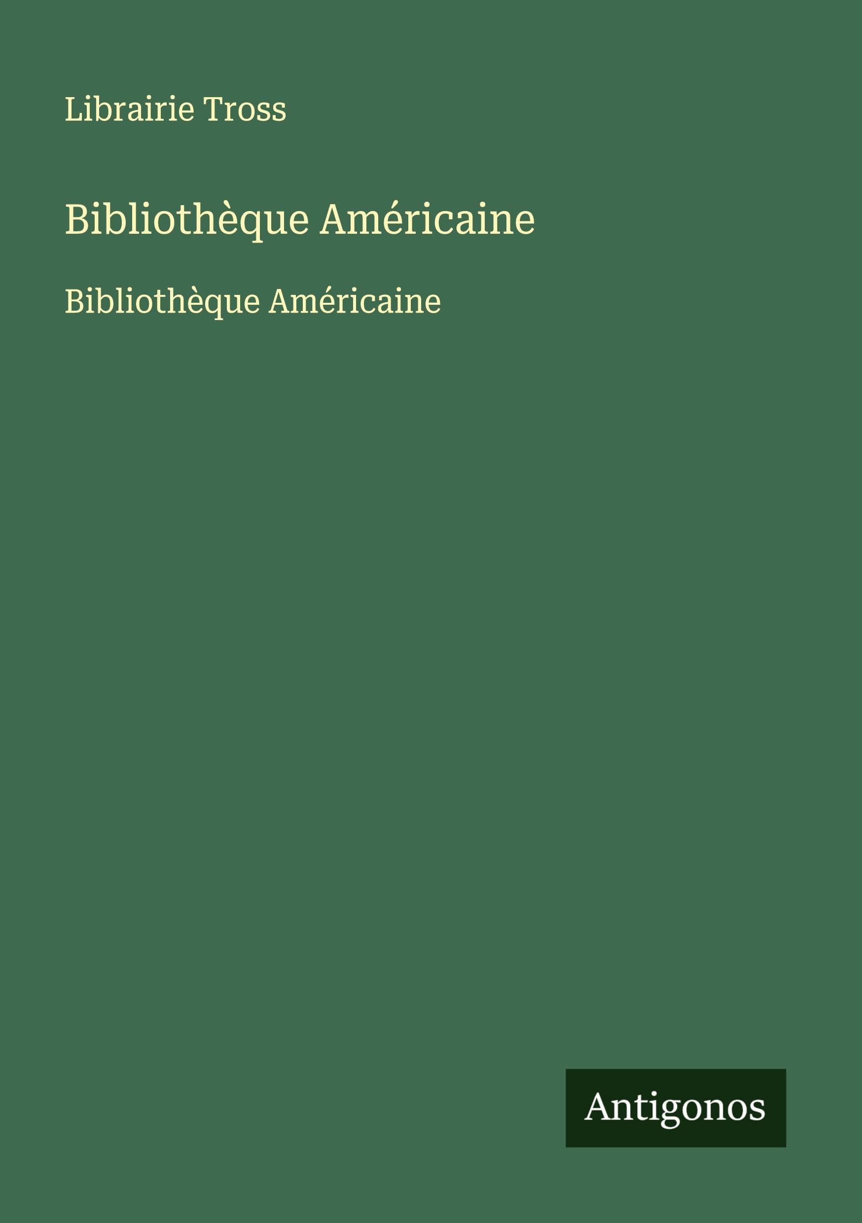 Bibliothèque Américaine: Bibliothèque Américaine Classics
