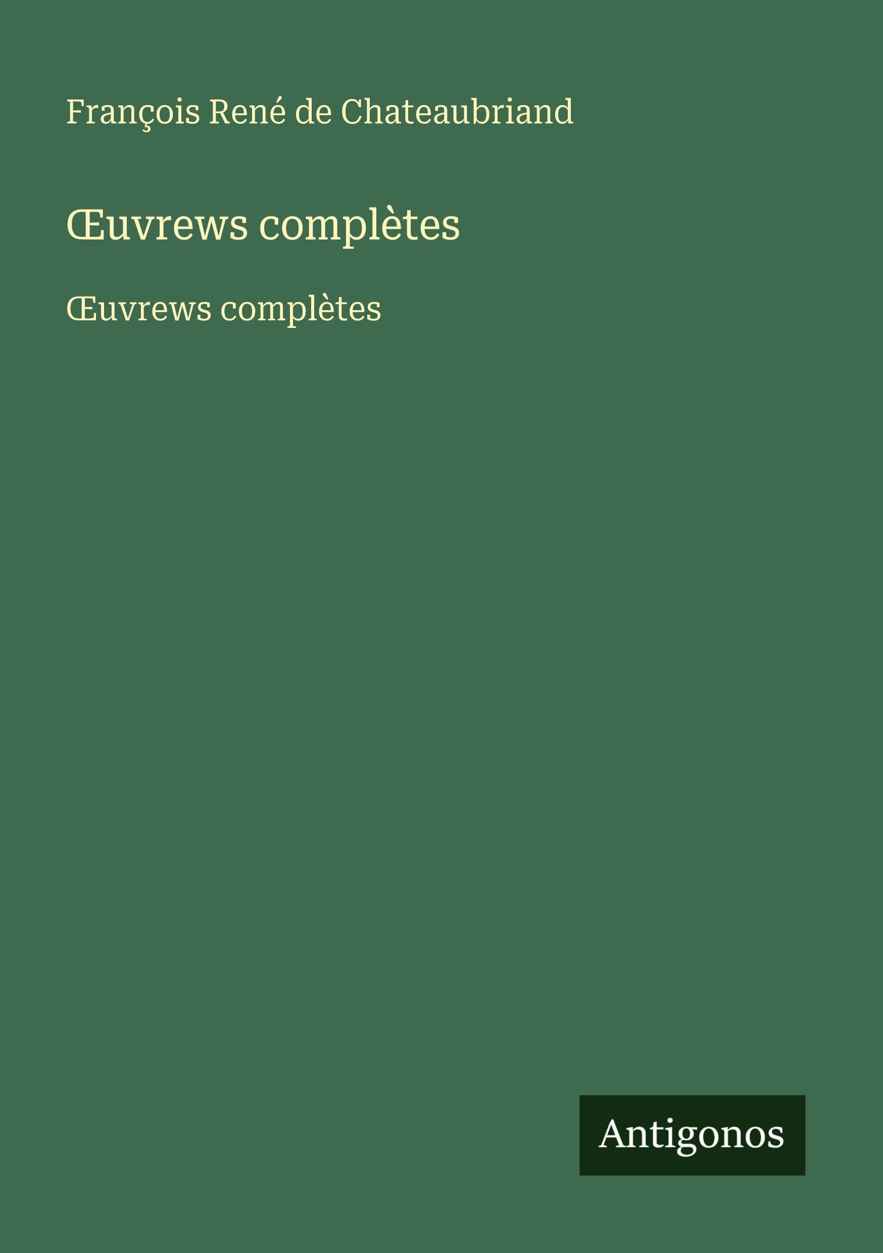 ¿uvrews complètes: ¿uvrews complètes Classics