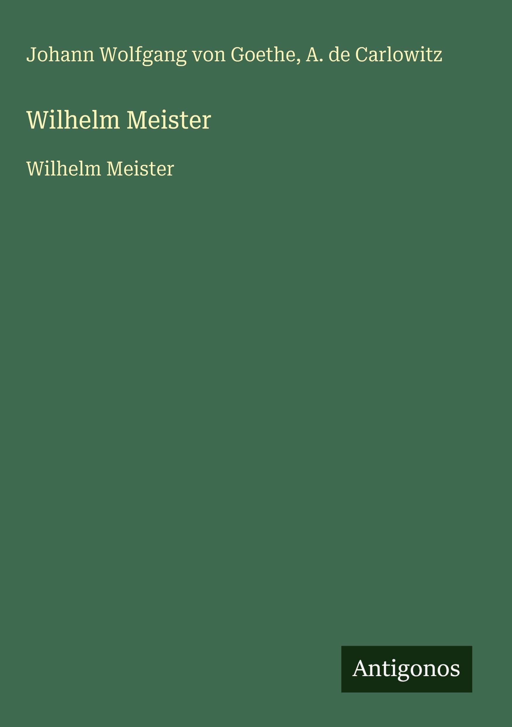 Wilhelm Meister Classics