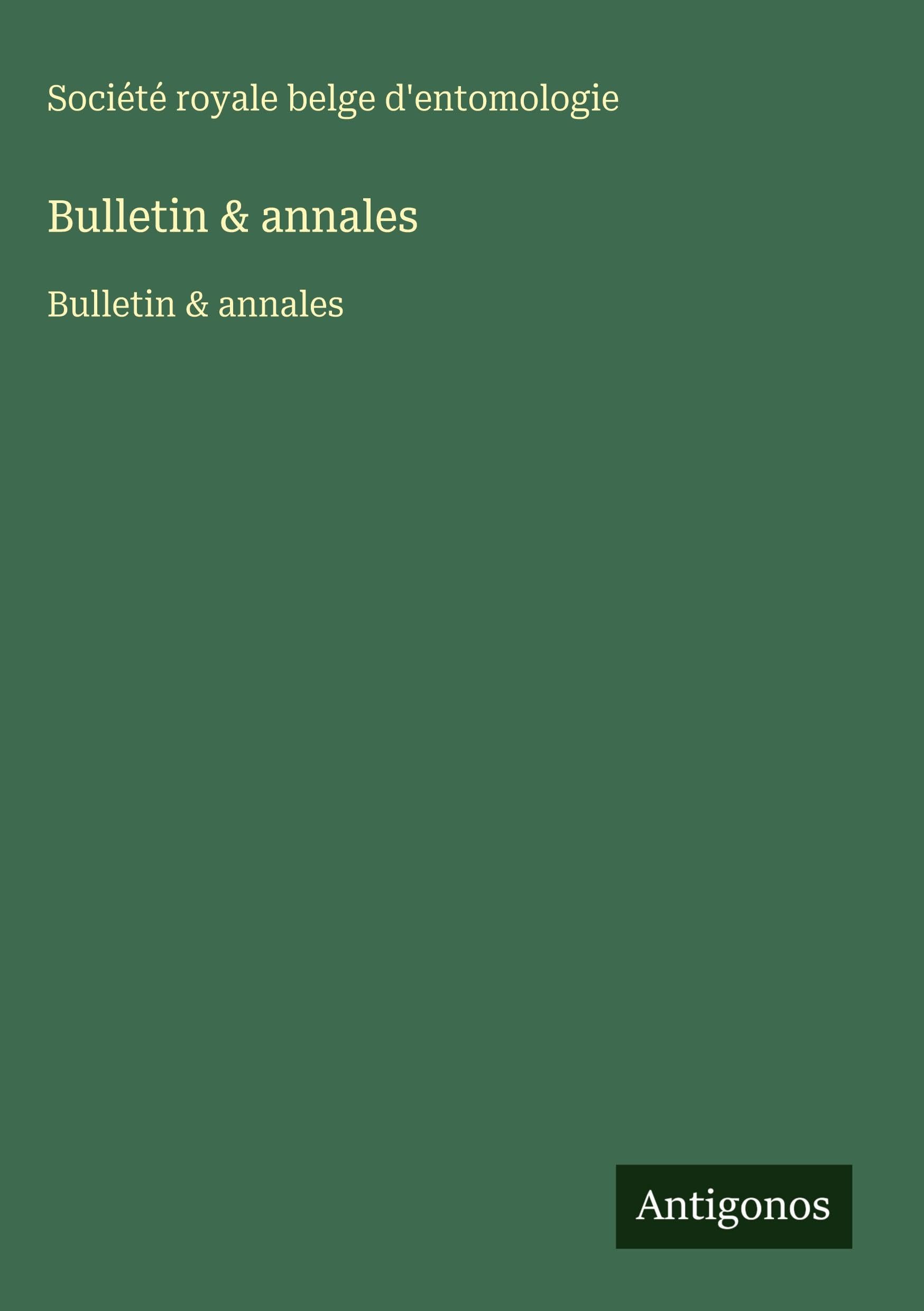 Bulletin & annales Classics