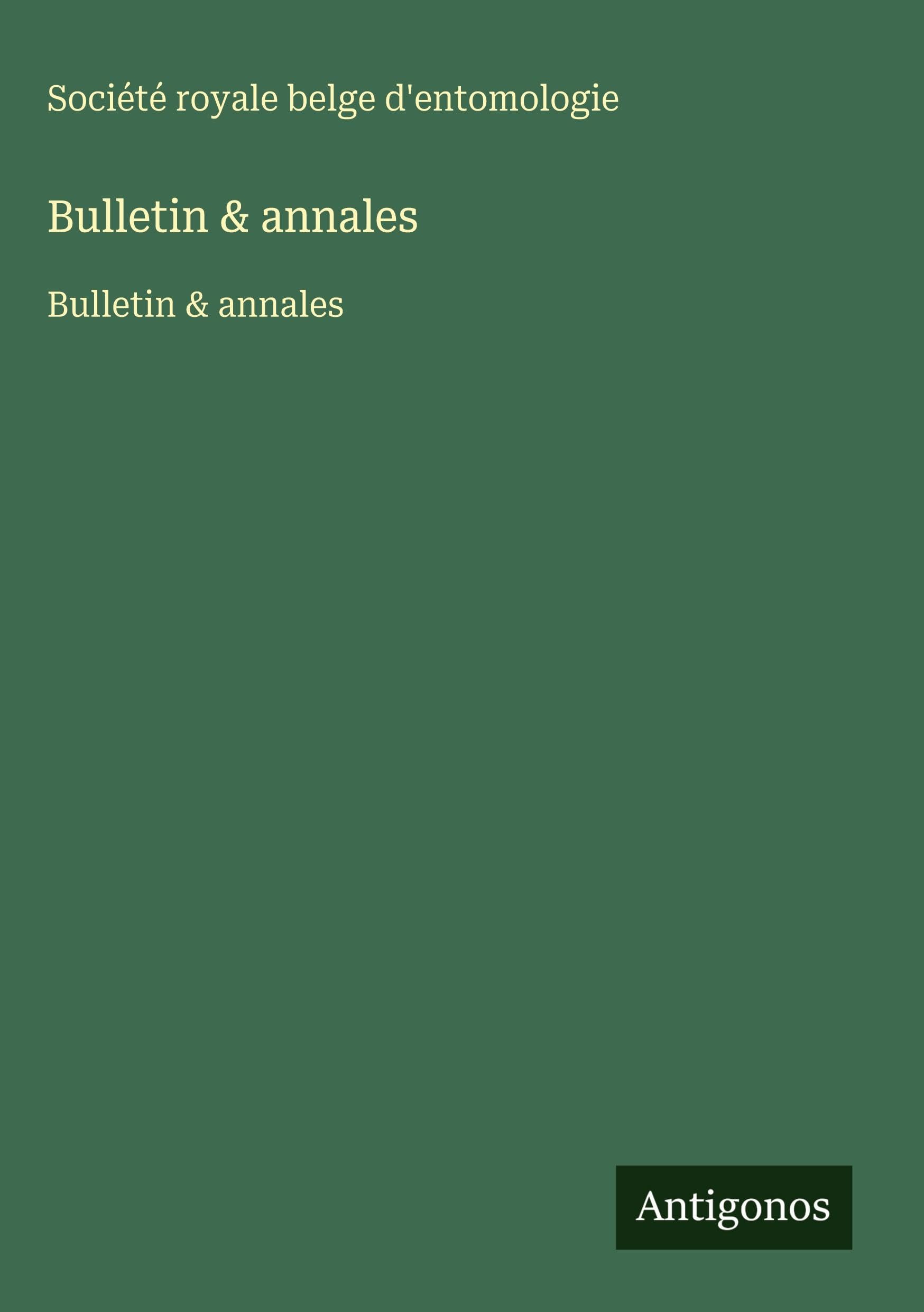 Bulletin & annales Classics