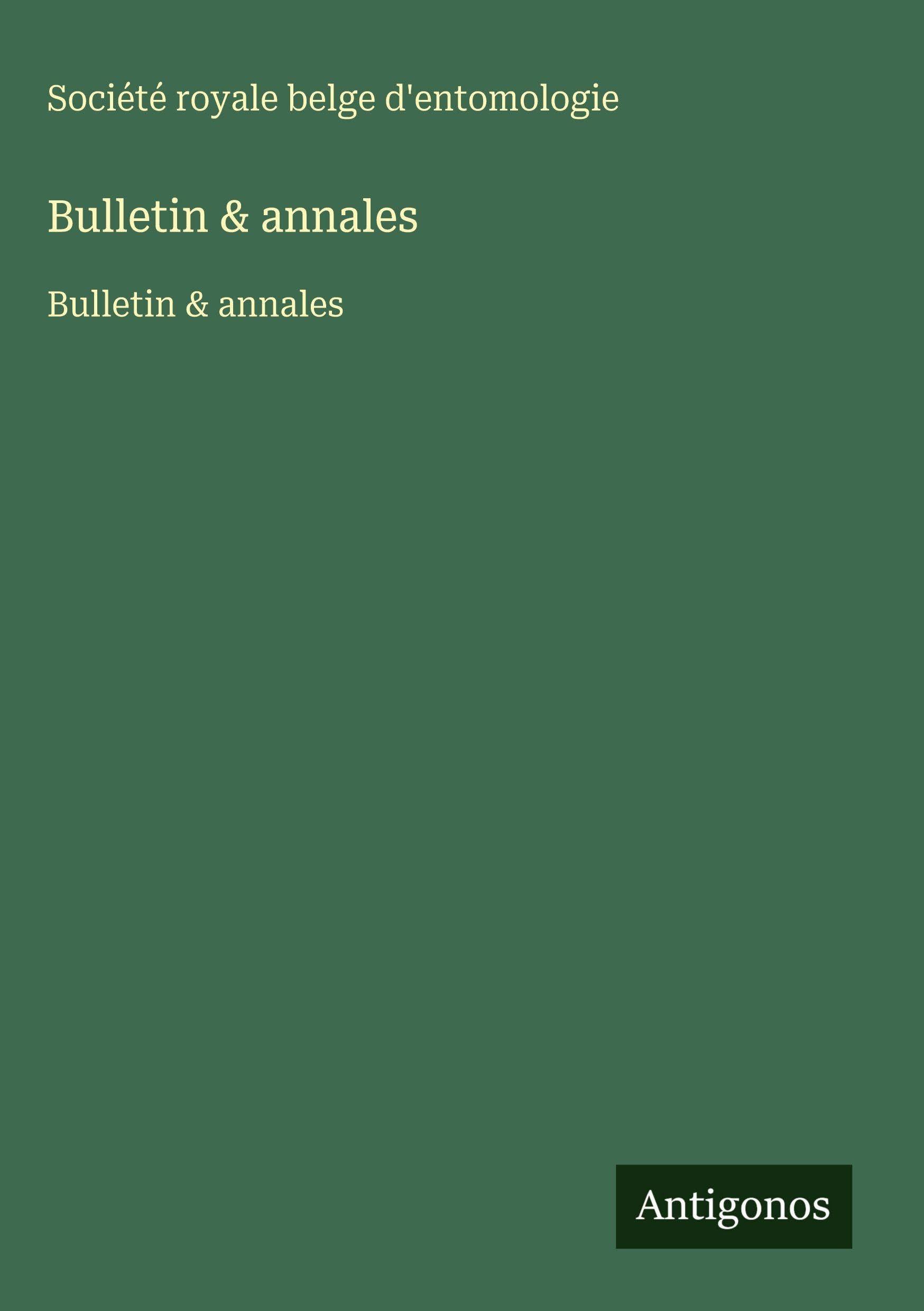 Bulletin & annales Classics