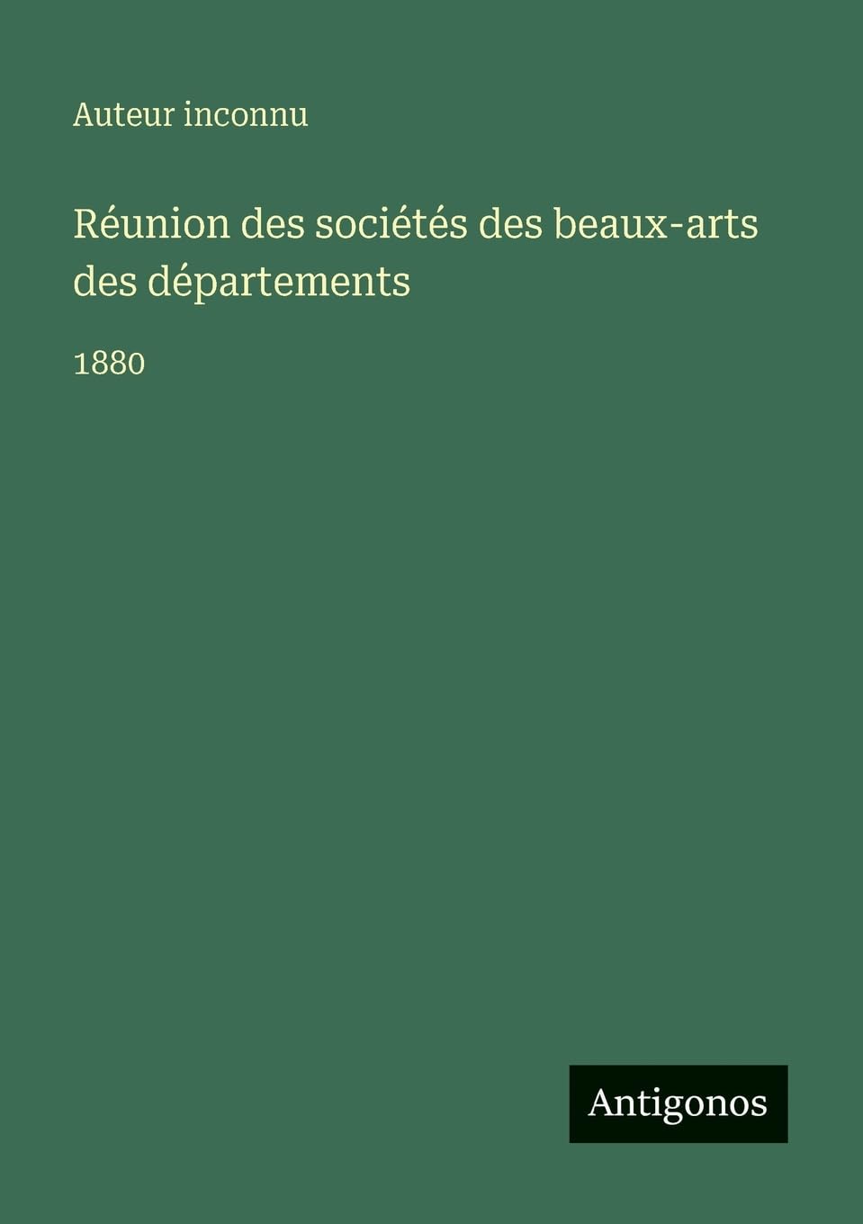 Réunion des sociétés des beaux-arts des départements Contemporary literature