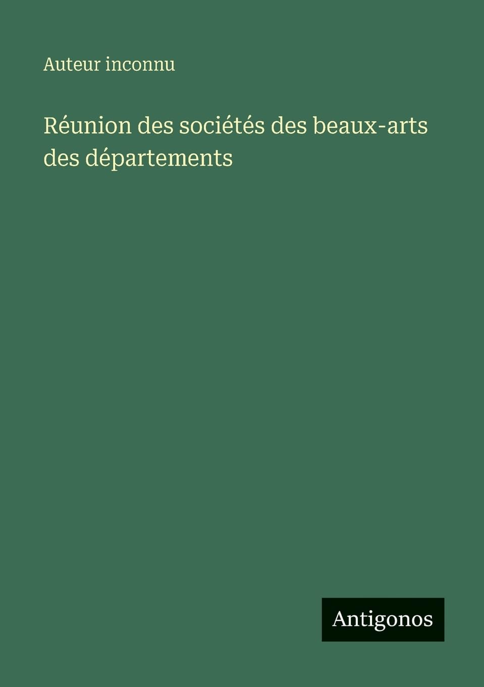 Réunion des sociétés des beaux-arts des départements Contemporary literature