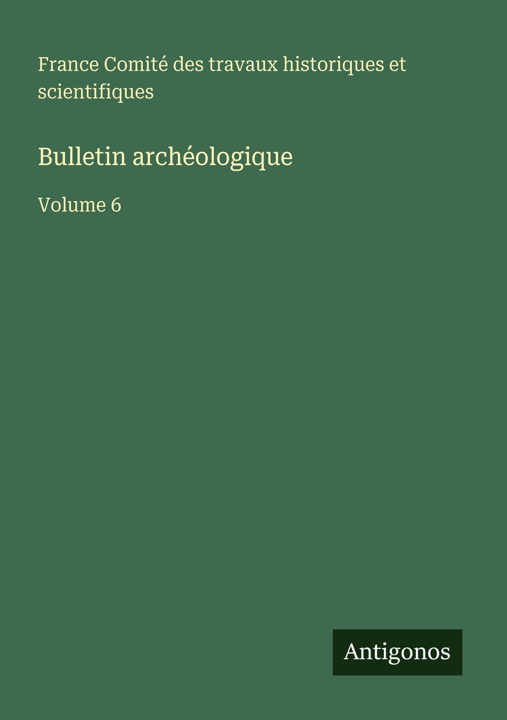 Bulletin archéologique Contemporary literature