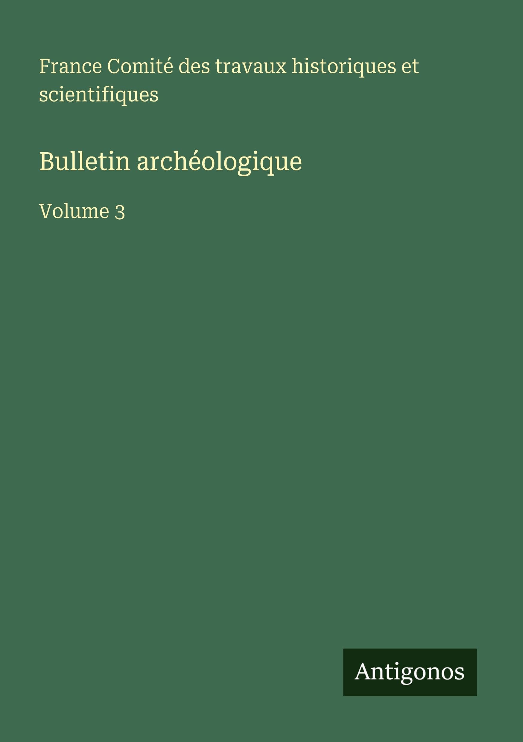 Bulletin archéologique Classics