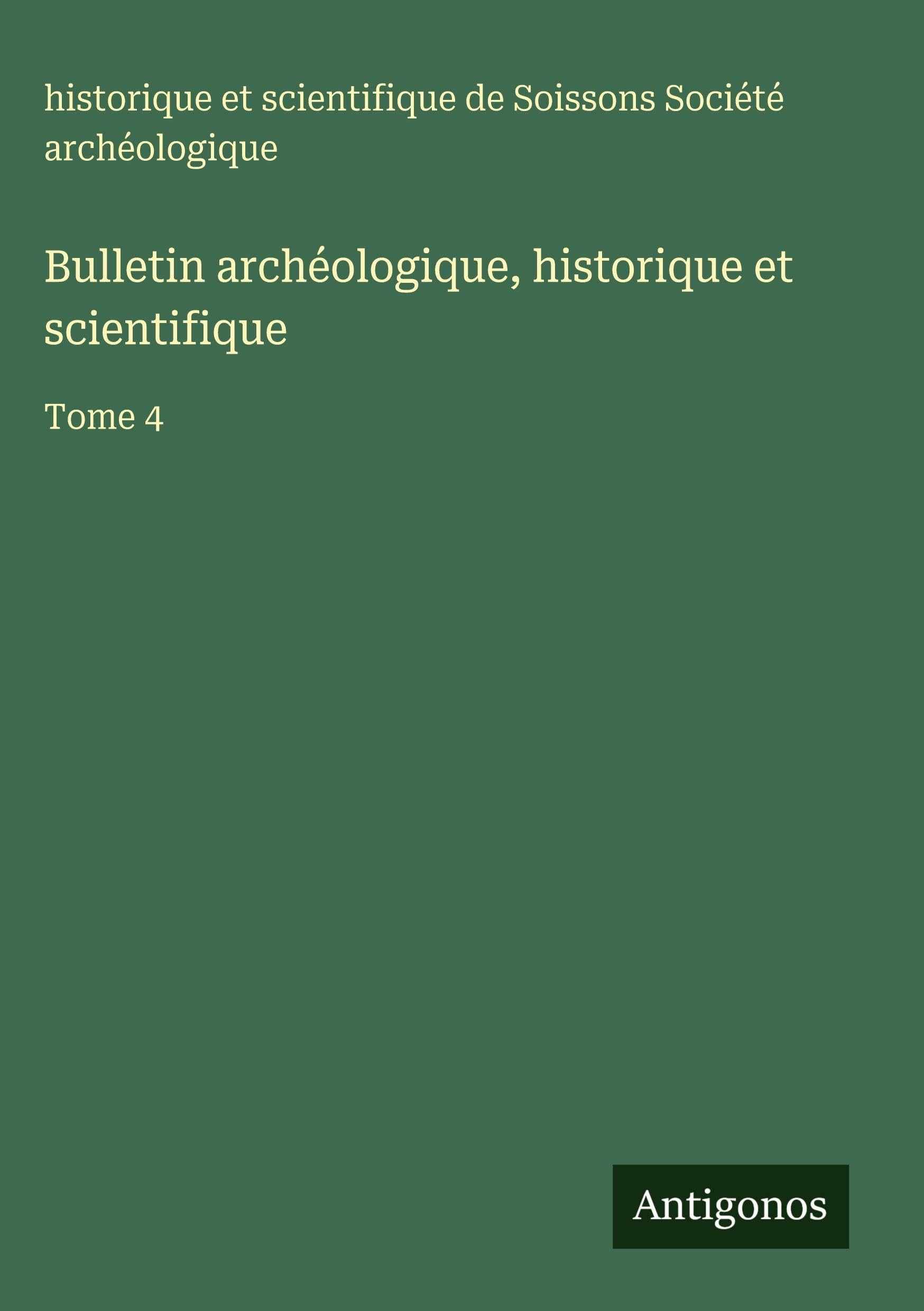 Bulletin archéologique, historique et scientifique Contemporary literature