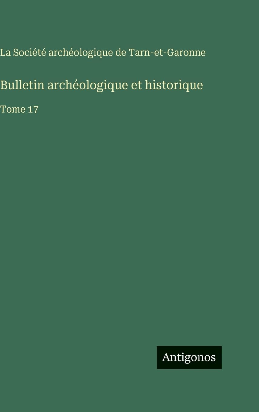 Bulletin archéologique et historique Contemporary literature