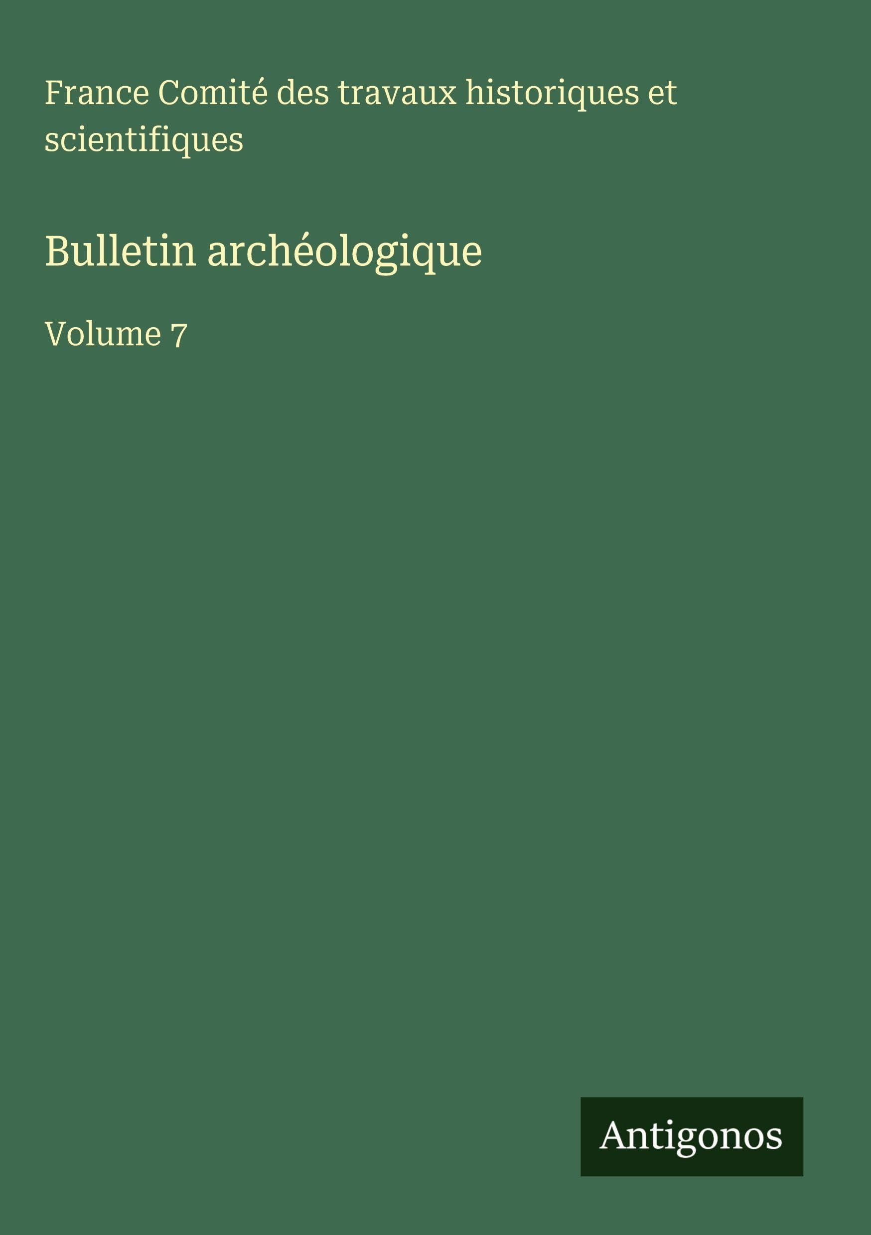Bulletin archéologique Classics