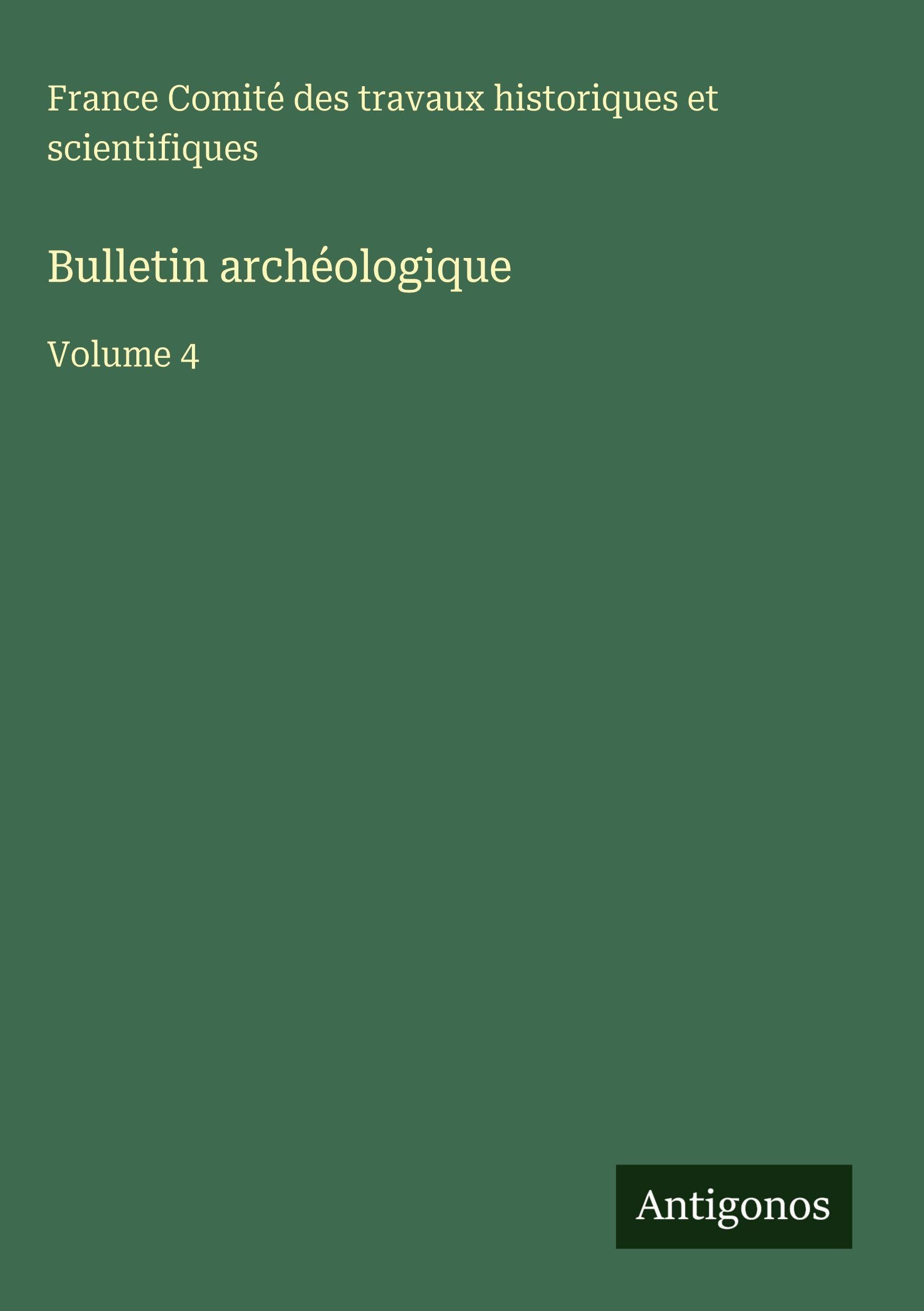 Bulletin archéologique Classics