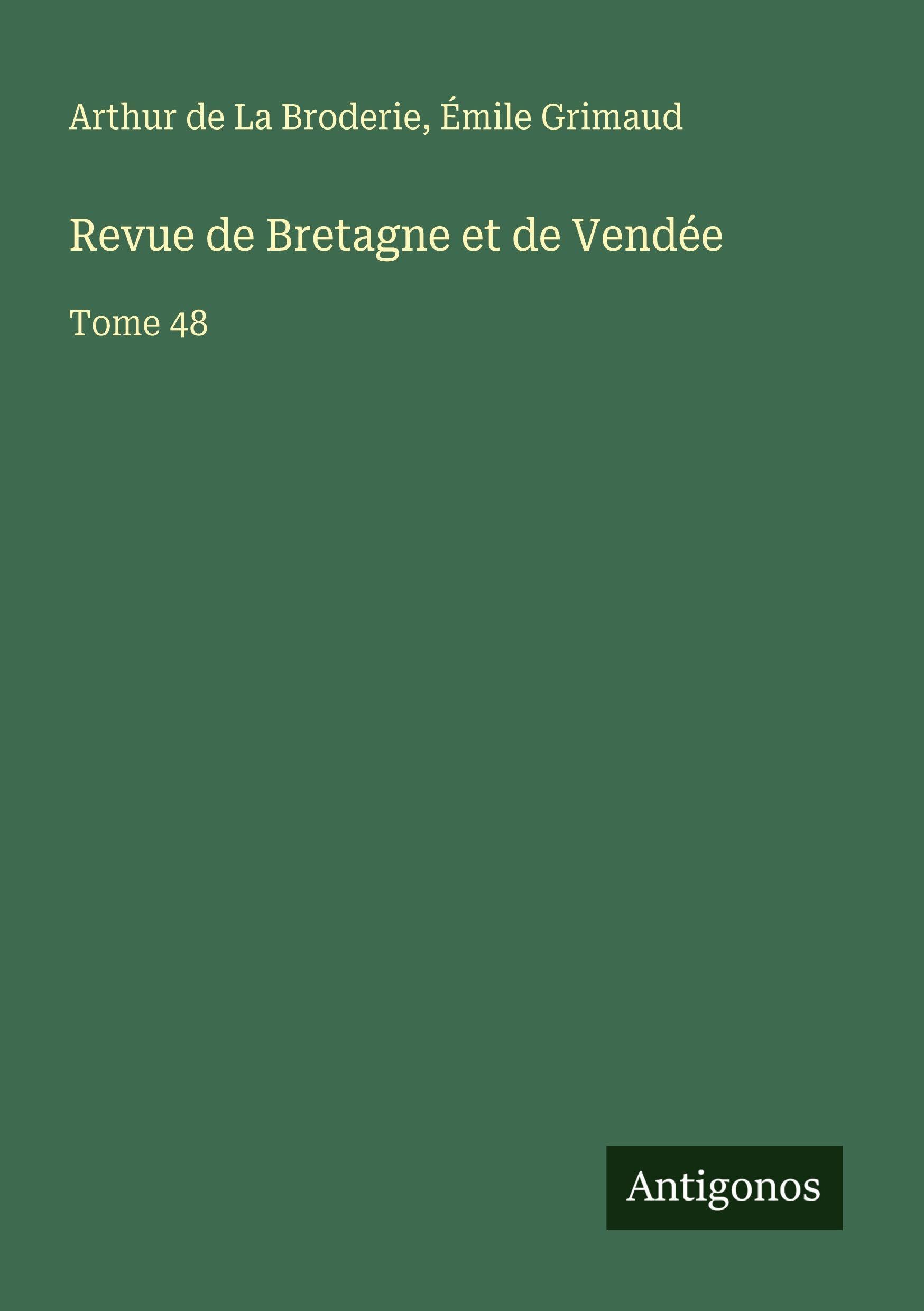Revue de Bretagne et de Vendée Classics