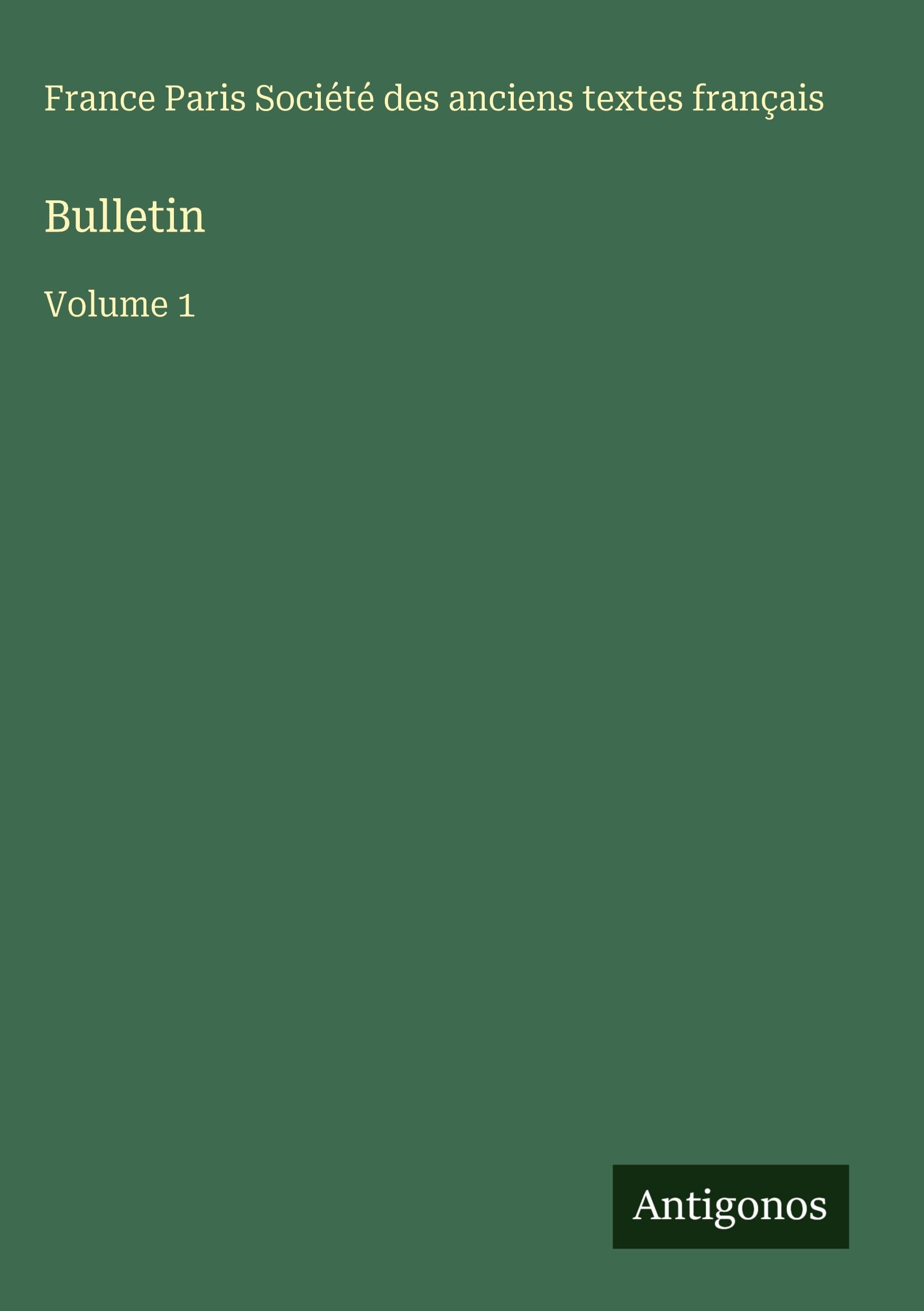 Bulletin: Volume 1 Classics