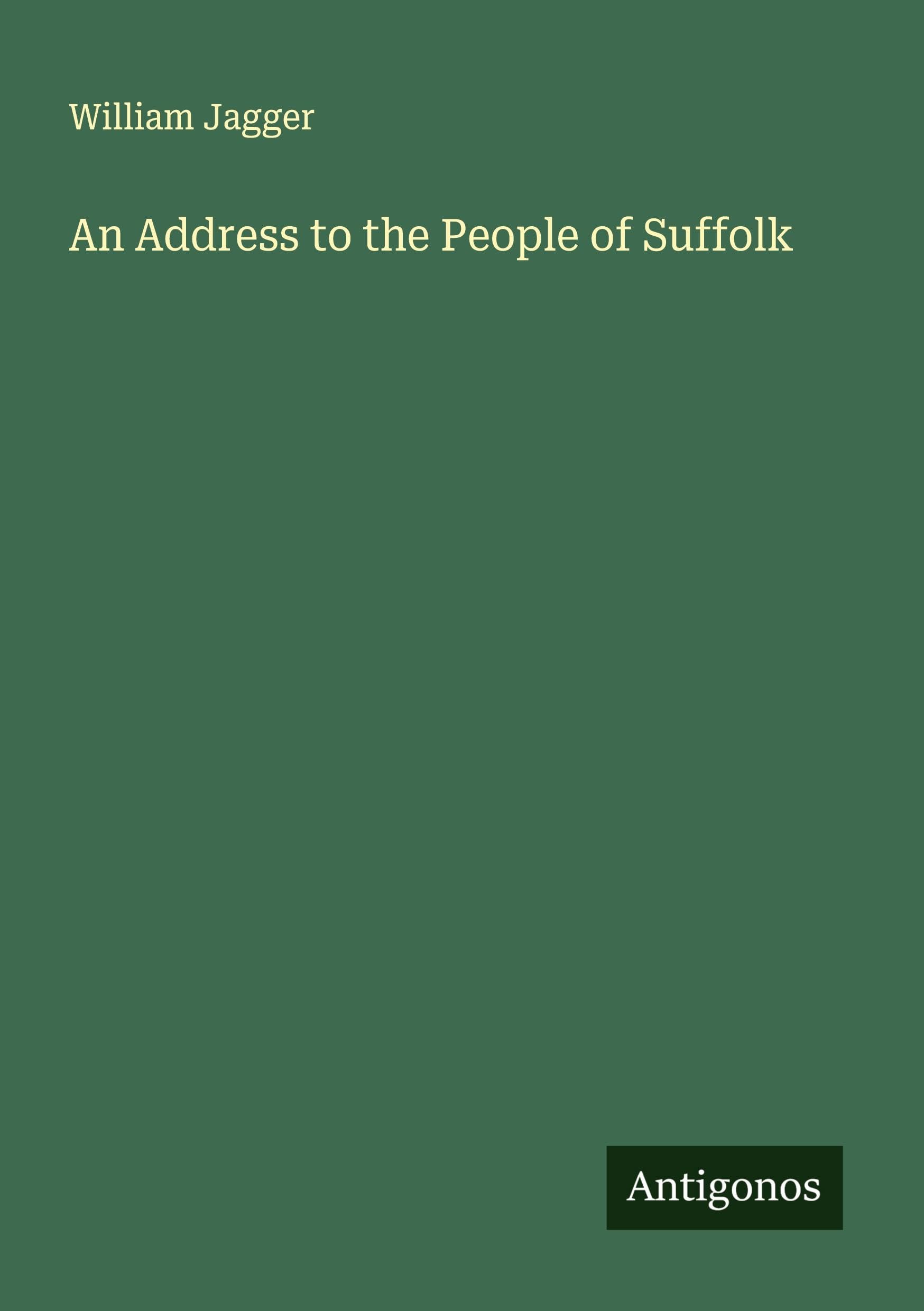 An Address to the People of Suffolk Classics