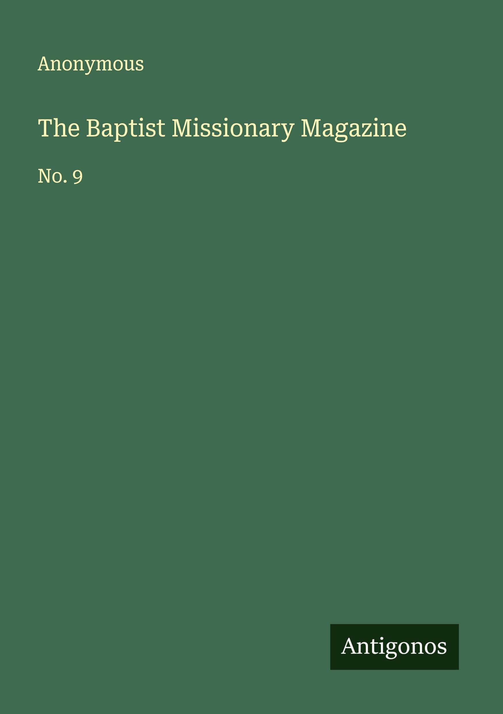 Product Image: The Baptist Missionary Magazine