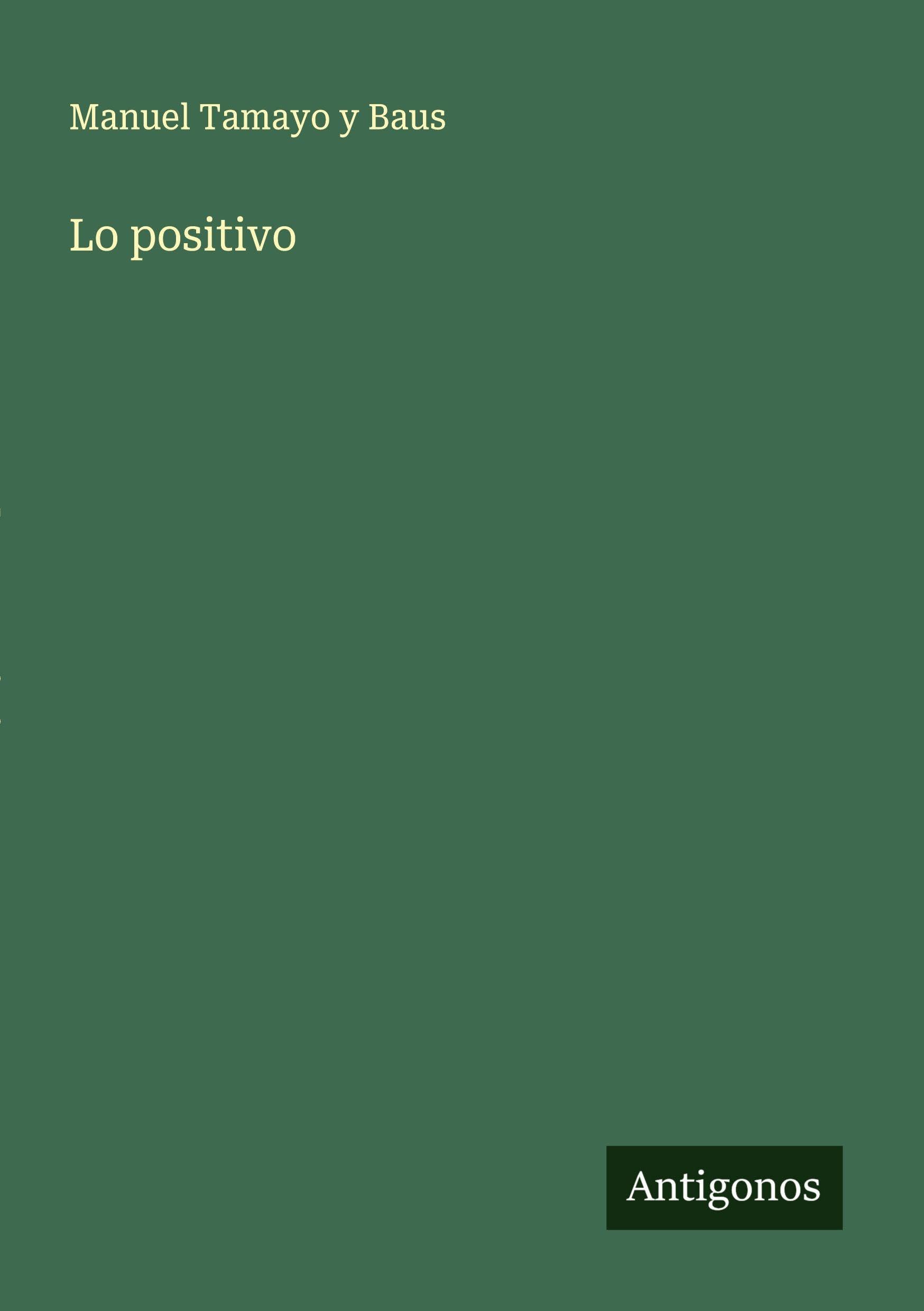 Product Image: Lo positivo