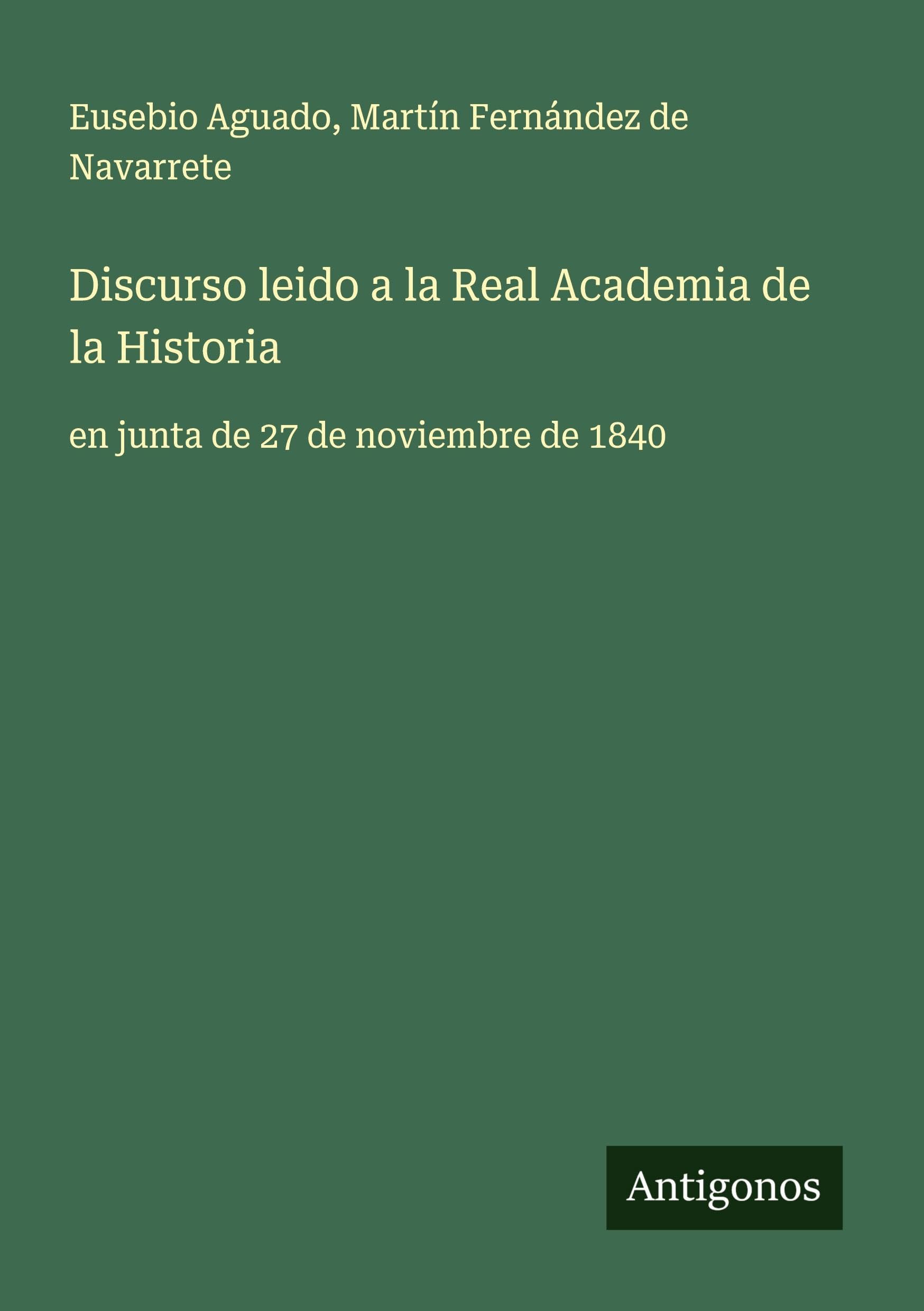 Product Image: Discurso leido a la Real Academia de la Historia