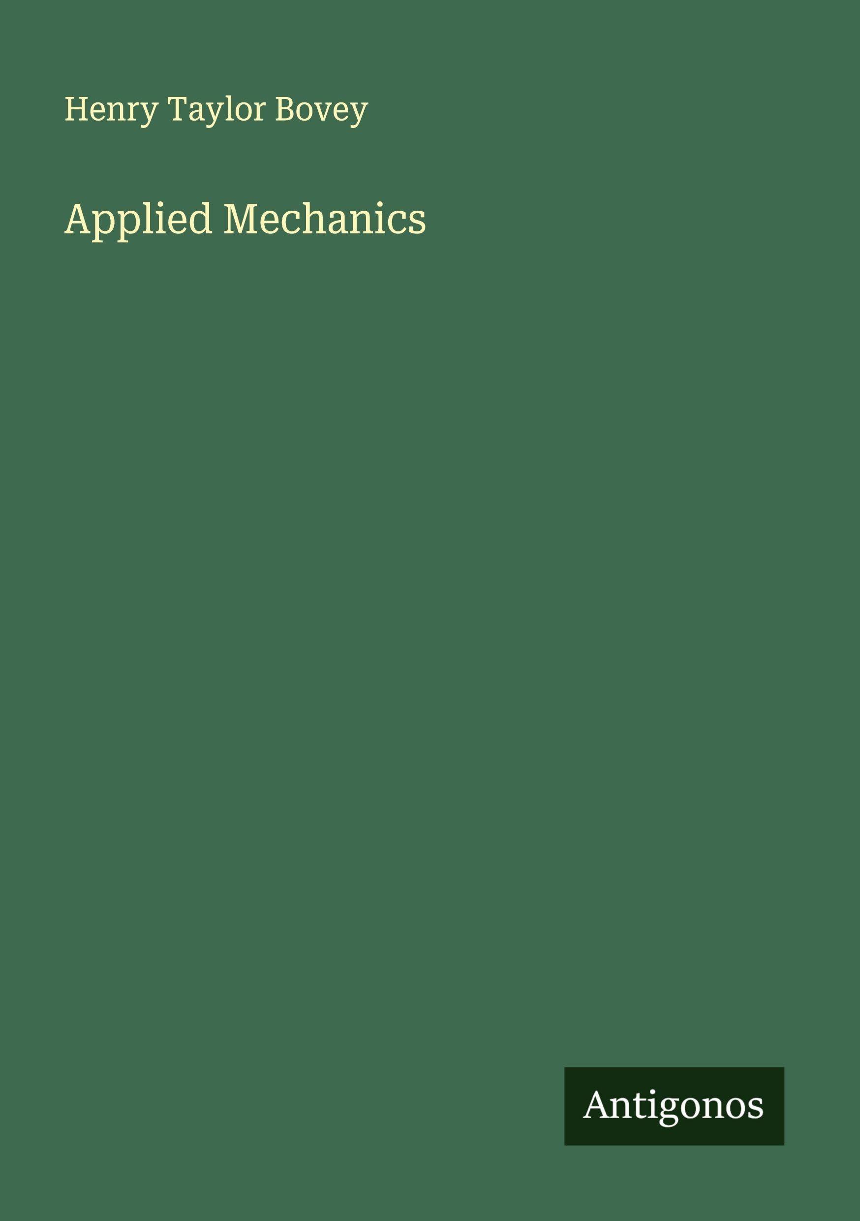 Product Image: Applied Mechanics