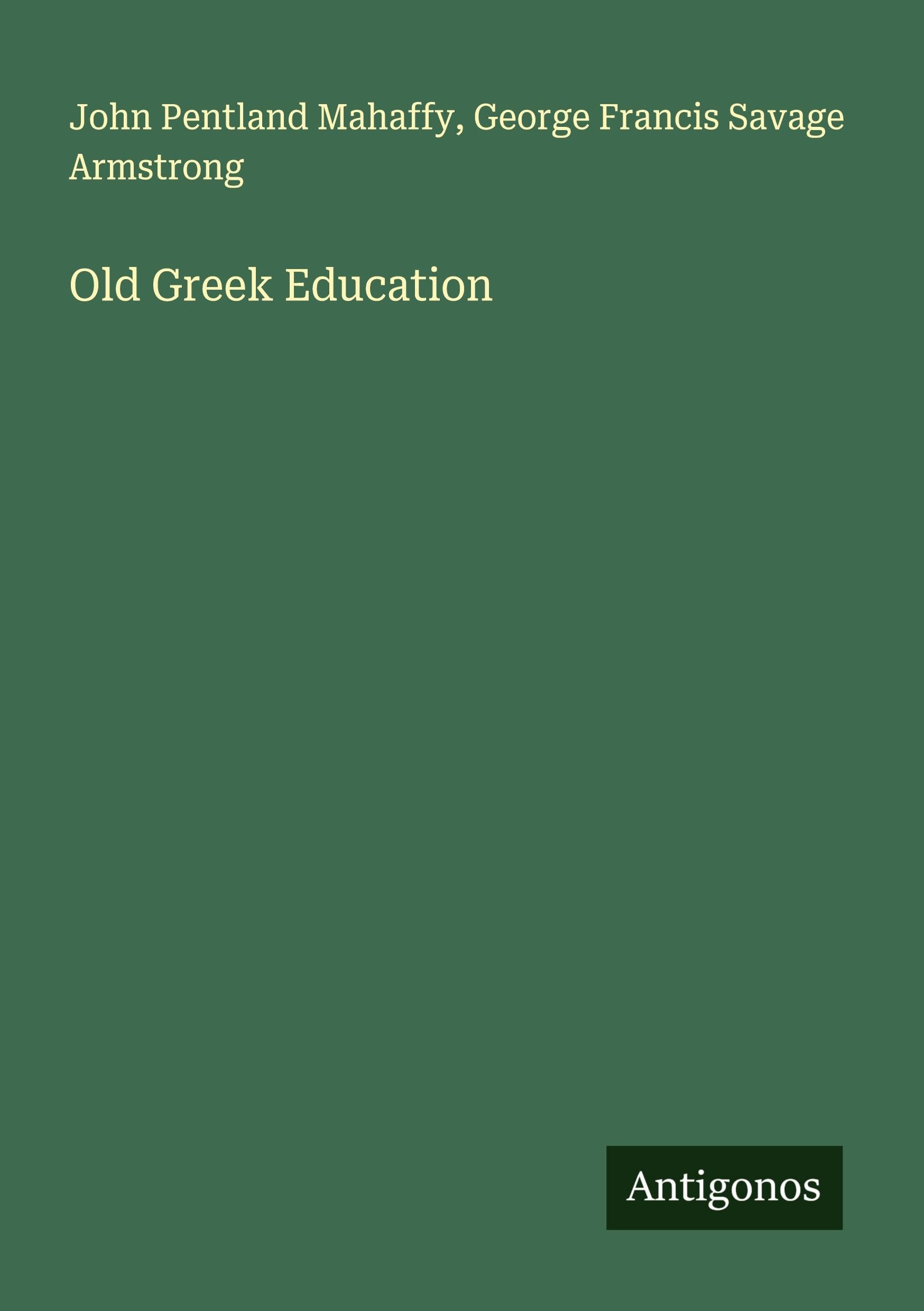 Product Image: Old Greek Education