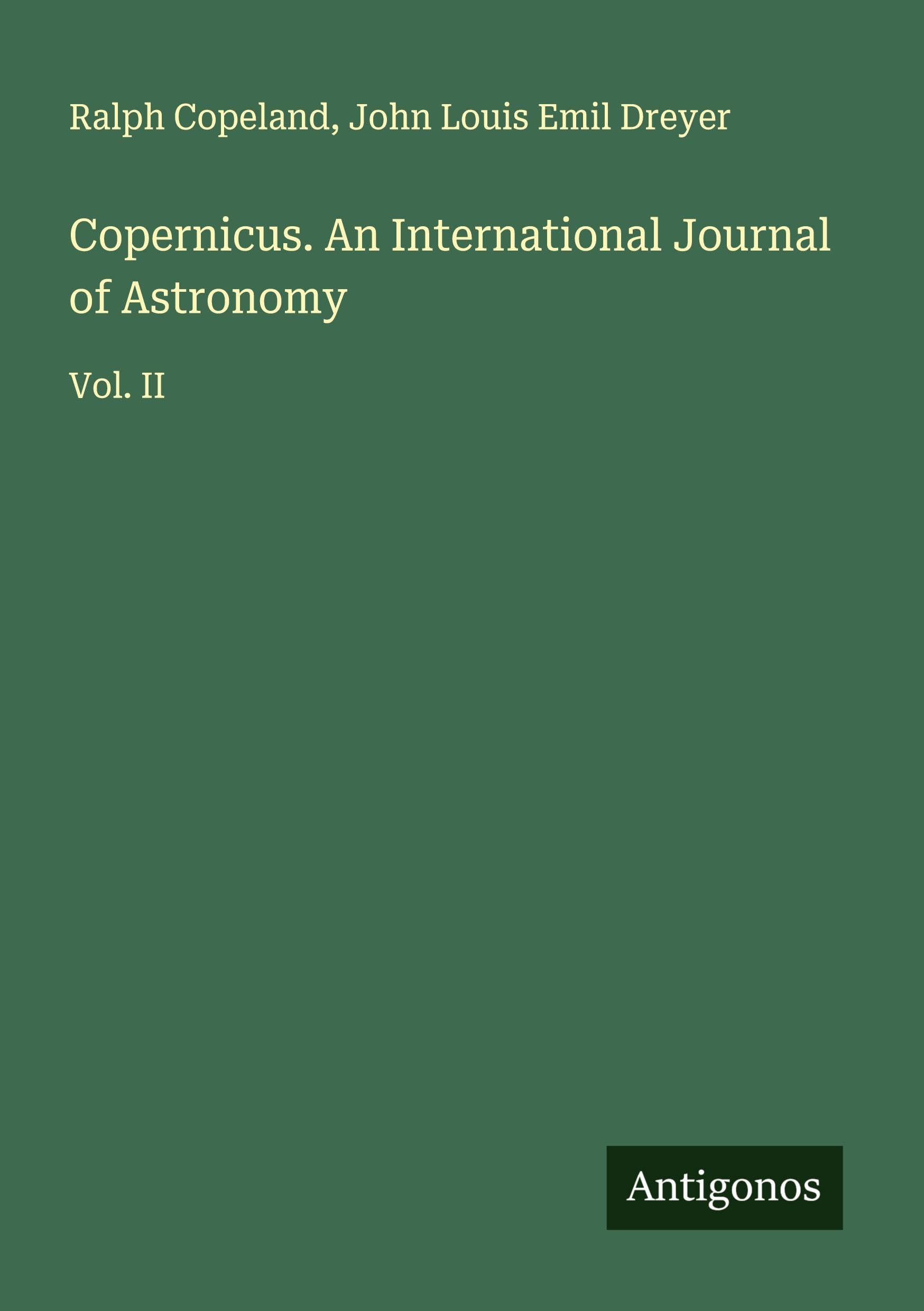 Copernicus. An International Journal of Astronomy Classics