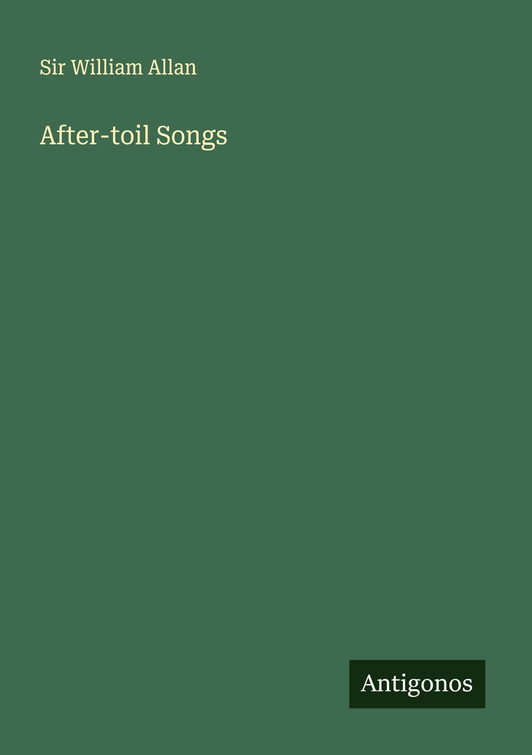 Product Image: After-toil Songs