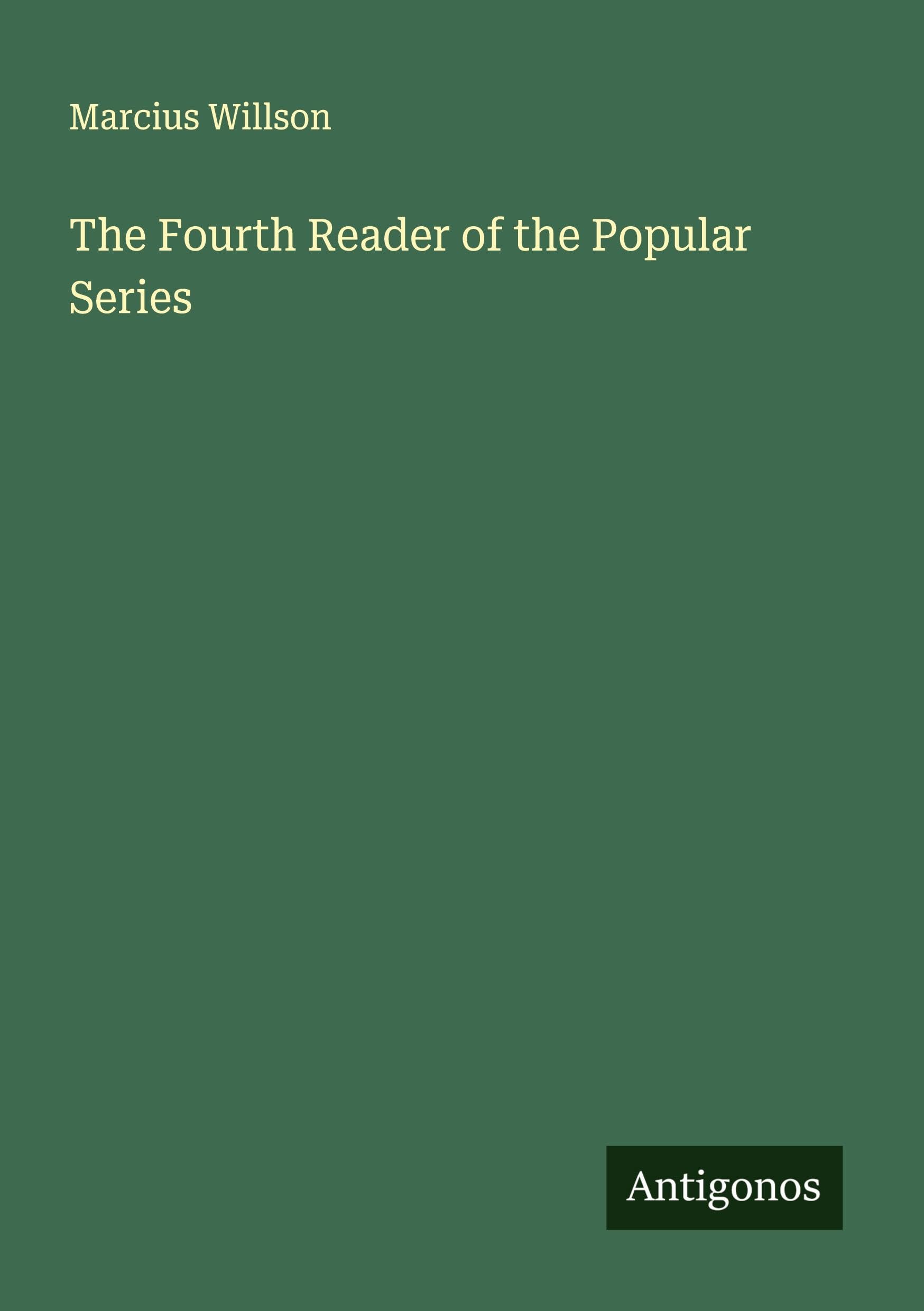 Product Image: The Fourth Reader of the Popular Series