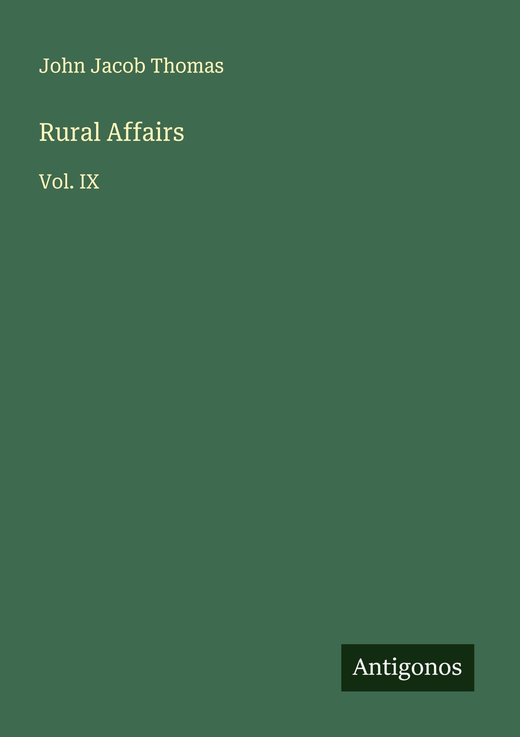 Rural Affairs Classics